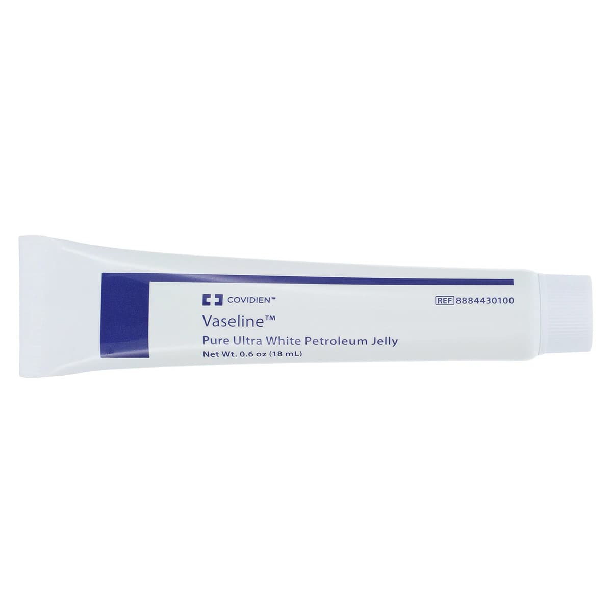 Vaseline Pure Ultra Lubricating Jelly Petroleum, White, 0.6 oz Tube - Petroleum Jelly Vaseline Wht - Image 1