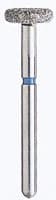 BluWhite Diamond™ Bur FG, Wheel, Regular Grit, Blue Ring, #835R, 4.7 mm Diameter, 1.0 mm Length, 5/Pkg - BluWhite Diamond™ Burs – FG, Wheel, 5/Pkg - Regular, Blue, # 835R, 4.7 mm Diameter, 1.0 mm Length - Image 1