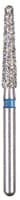 Kerr BluWhite Diamond Bur, Friction Grip (FG), Regular, Round End Taper, #FG765, Pack of 5 - #FG765 Regular BluWhite Diamond Bur Round End Taper FG Pack of 5 - Image 1