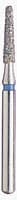 BluWhite Diamond™ Bur FG Regular, Taper Round End, Blue Ring, #725R, 1.4 mm Diameter, 6.2 mm Length, 5/Pkg - BluWhite Diamond™ Burs – FG, Regular, Blue, Cone, Taper Round End, 5/Pkg - # 725R, 1.4 mm Diameter, 6.2 mm Length - Image 1