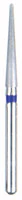 BluWhite Diamond™ Bur, FG, Needle, Ultra Fine, Purple, Composite Finishing, #5236, 1.6 mm Diameter, 10.2 mm Length, 5/Pkg - BluWhite Diamond™ Burs – FG, Needle, 5/Pkg - Ultra Fine, Purple, Composite Finishing, # 5236, 1.6 mm Diameter, 10.2 mm Length - Image 1