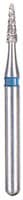 BluWhite Diamond™ Bur FG Regular, Blue Ring, Cone Taper Round End, #715R, 1.1 mm Diameter, 3.7 mm Length, 5/Pkg - BluWhite Diamond™ Burs – FG, Regular, Blue, Cone, Taper Round End, 5/Pkg - # 715R, 1.1 mm Diameter, 3.7 mm Length - Image 1