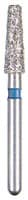 BluWhite Diamond™ Bur FG #780R, Regular Grit, Blue Ring, Cone Taper Flat End, 2.3 mm Diameter, 7.2 mm Length, 5/Pkg - BluWhite Diamond™ Burs – FG, Regular, Blue, Cone, Taper Flat End, 5/Pkg - # 780R, 2.3 mm Diameter, 7.2 mm Length - Image 1
