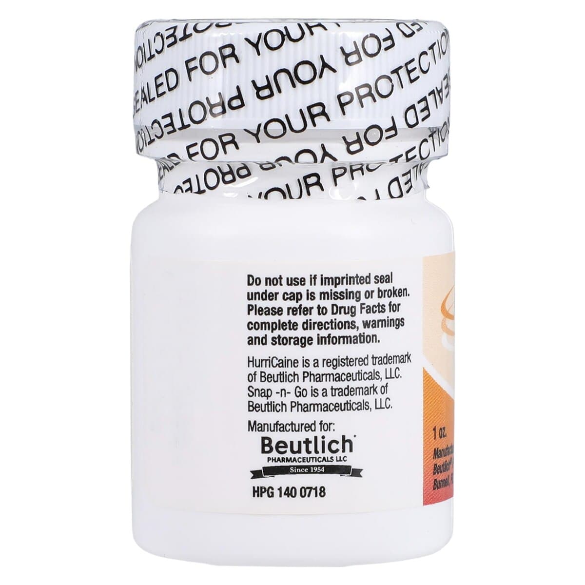 HurriCaine Topical Anesthetic Gel, 20% Benzocaine, Pina Colada, 1 oz Jar thumbnail 5