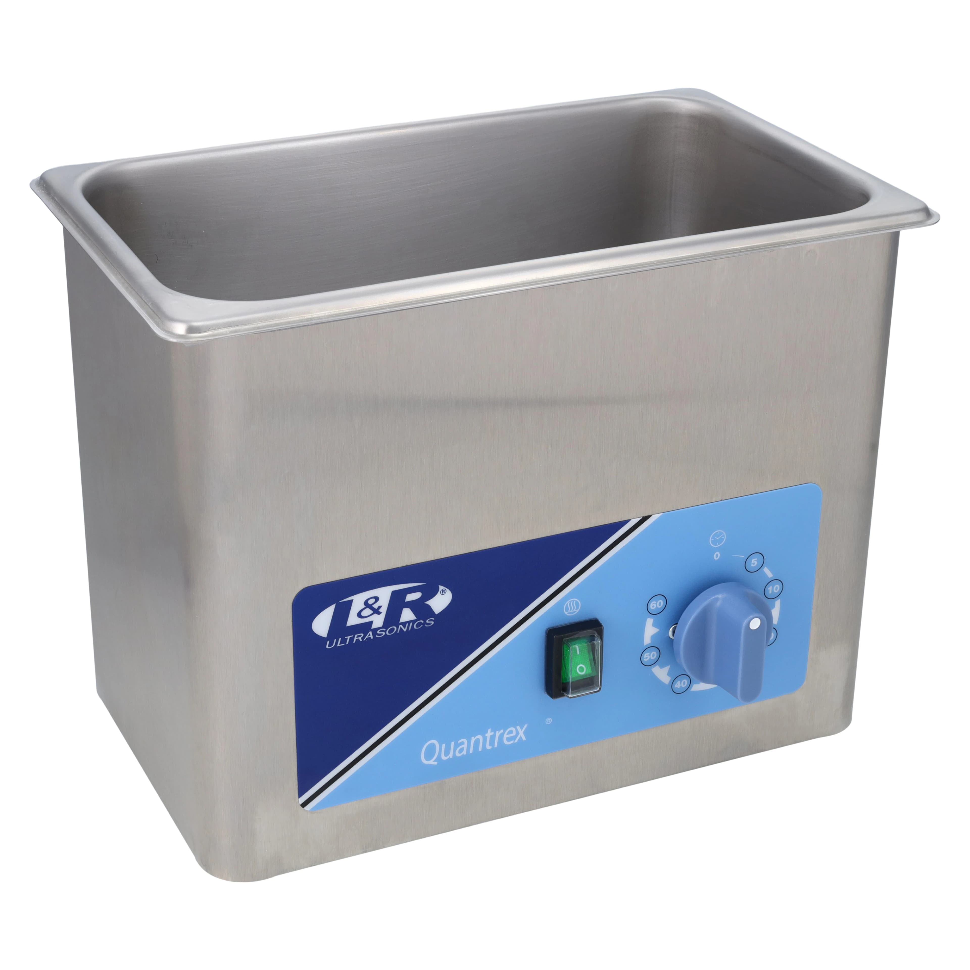 L&R Quantrex 140 Ultrasonic Cleaner with Heater, Timer, and Drain, 0.85 Gallon, 610 thumbnail 2
