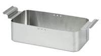 L&R SweepZone 200 Stainless Steel Solid Side Draining Basket, Full Size, 18666 thumbnail 2