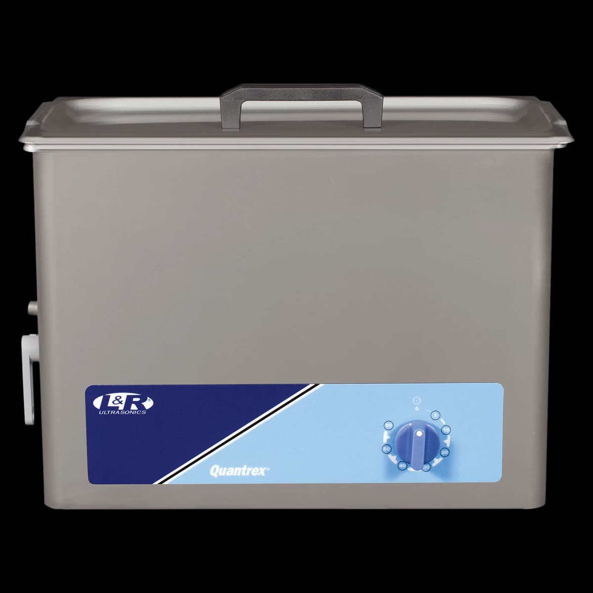 Quantrex 310 Ultrasonic Cleaner with Timer and Drain, 3.25 Gallon, 43 kHz, 117V, Model 725 - Quantrex® 310 Ultrasonic Cleaner with Timer and Drain, 3.25 Gallon - Quantrex® 310 Ultrasonic Cleaner with Timer and Drain, 3.25 Gallon - Image 1