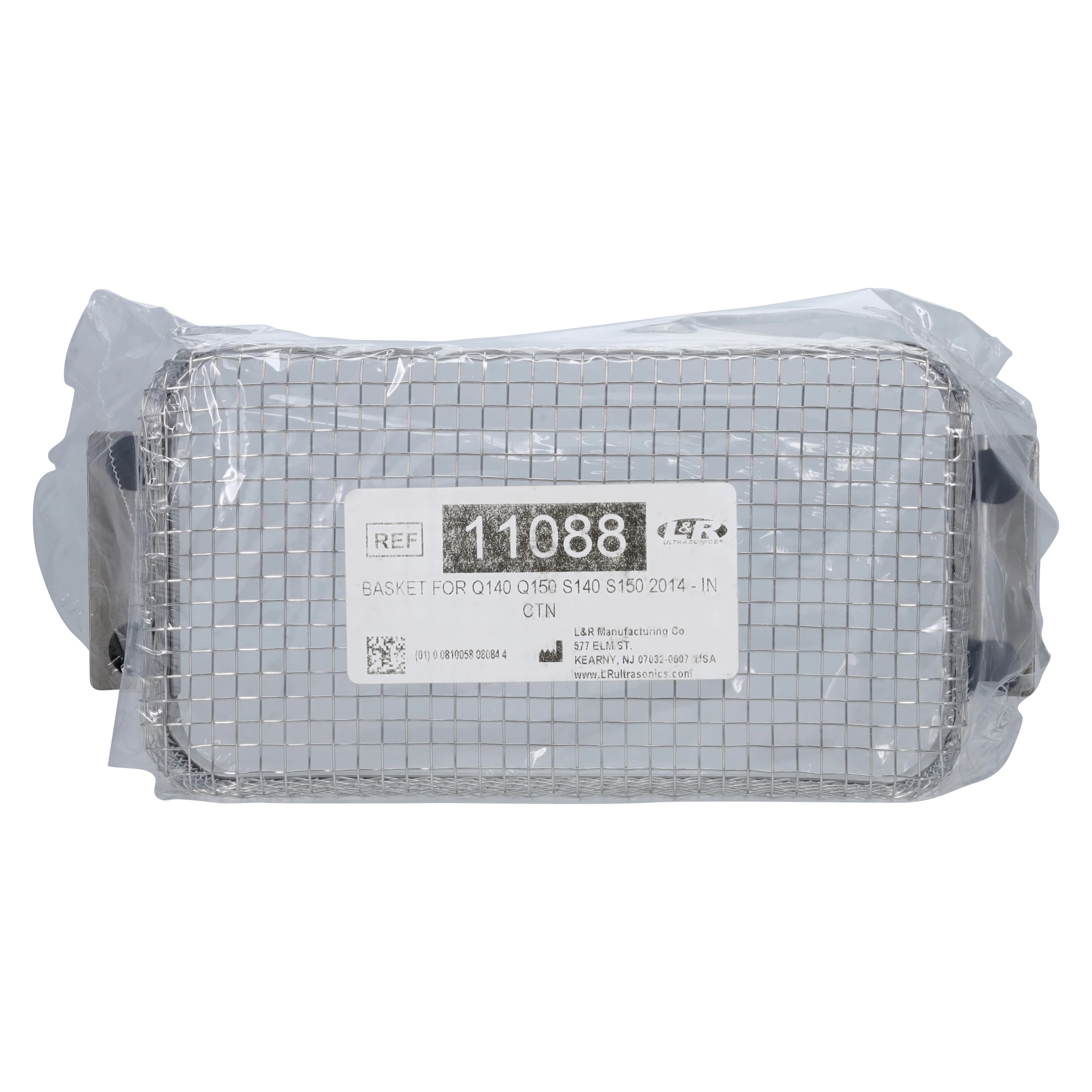 L&R Manufacturing Quantrex 140 Ultrasonic Stainless Steel Mesh Basket, 1/Pk, 11088 thumbnail 5