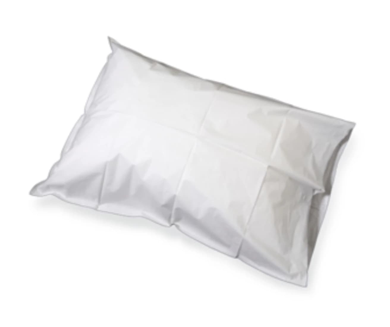 Crosstex 21" x 30" Fluid Resistant Pillow Cases, Tissue/Poly, White, 100/Box, PC2130 - Crosstex 21" x 30" Fluid Resistant Pillow Cases, Made of Tissue/Poly, Box of 100, PC2130 - Image 1