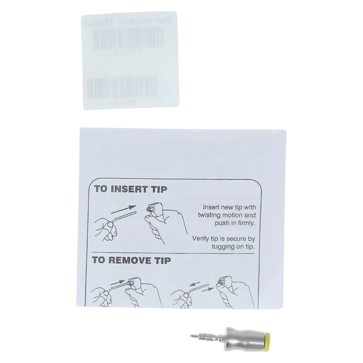 Kerr TotalCare Seal-Tight Quick-Connect Adapter, Type P, Press Ring Style, Disposable, 1/Pack, 77025-1 thumbnail 2