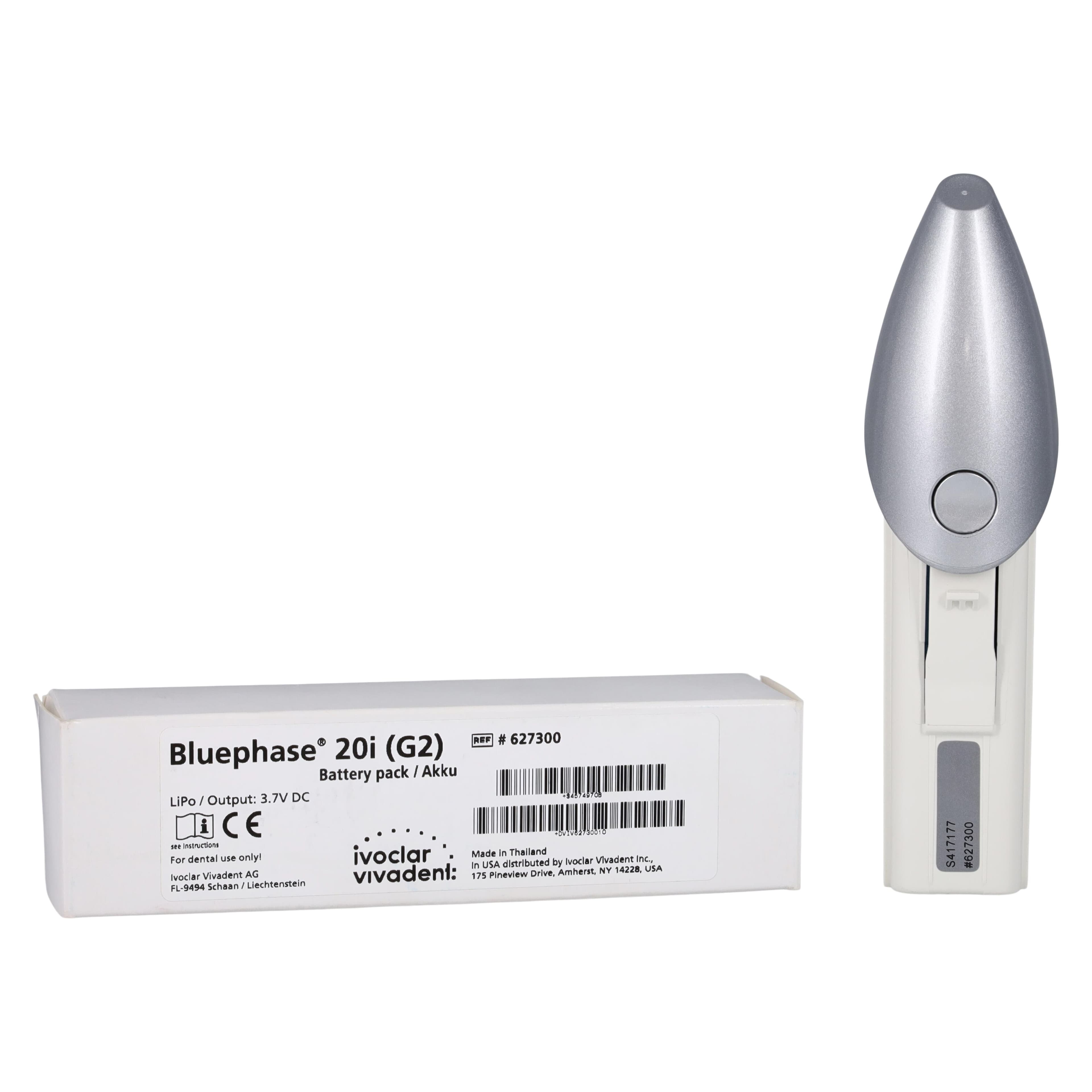 Bluephase 20i Replacement Battery, Lithium Polymer, Li-Ion, G2, 627300 thumbnail 2