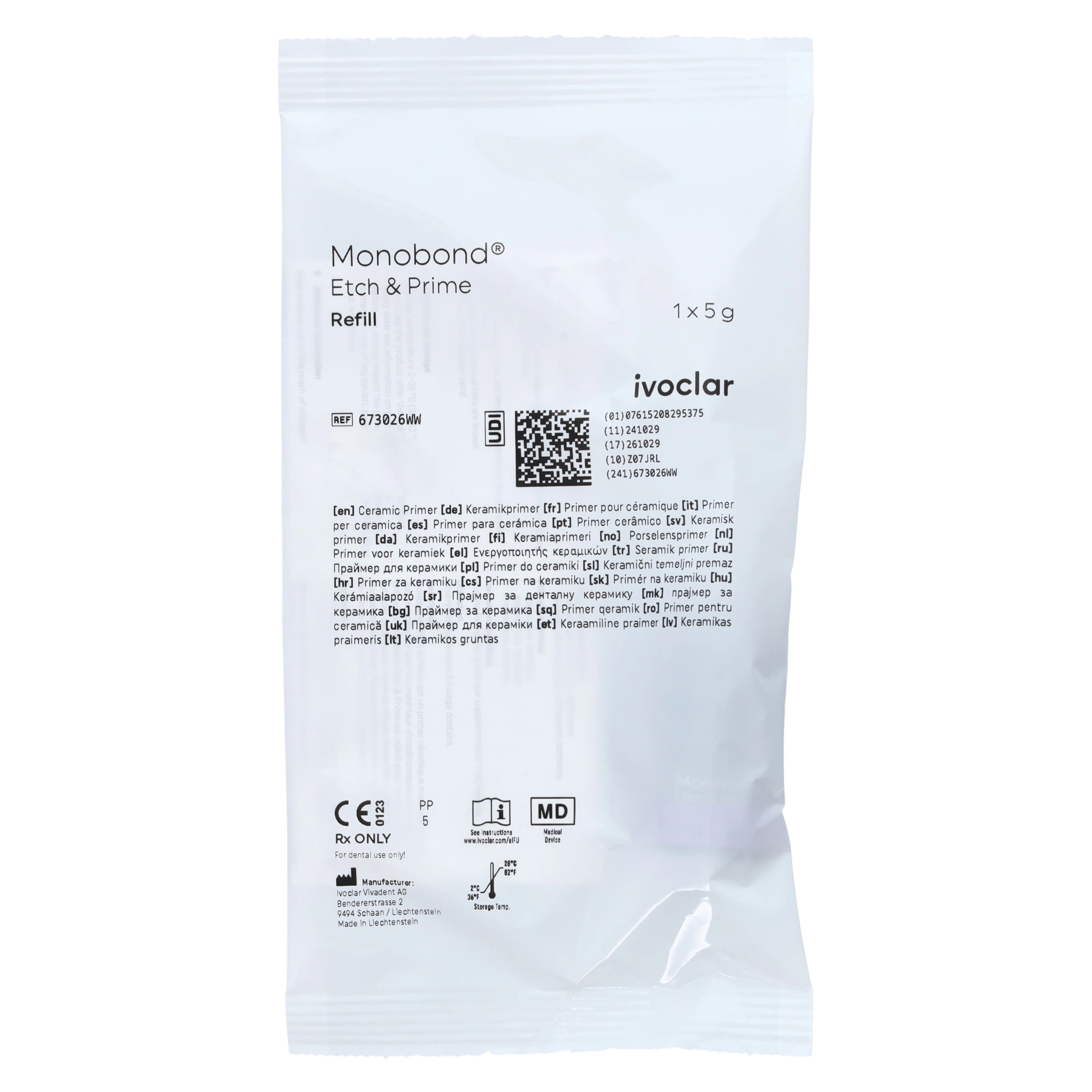 Monobond Etch & Prime Self-Etching Glass-Ceramic Primer, Refill Bottle, 5 g, 673026WW thumbnail 4