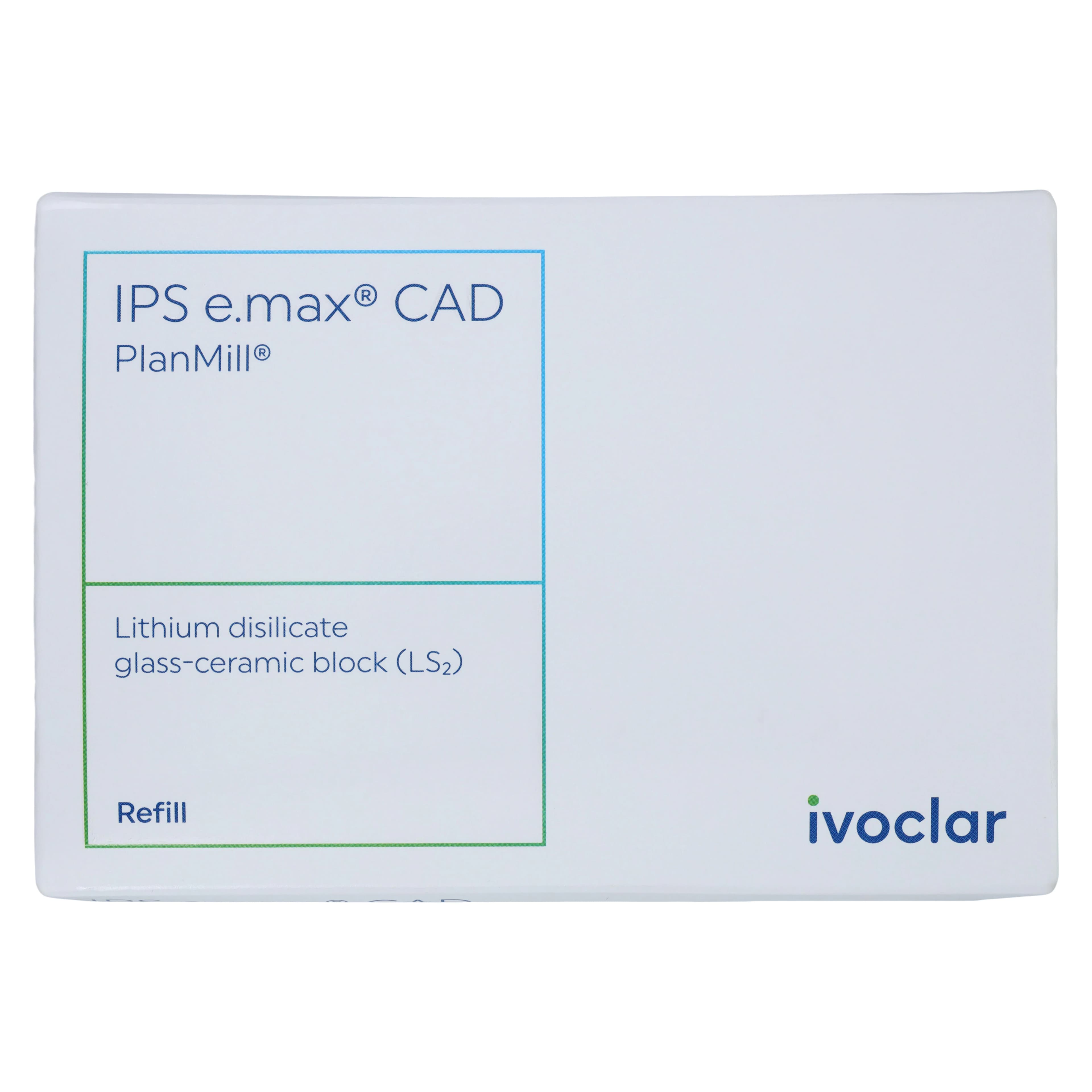 IPS e.max CAD PlanMill LT I12 A2 Lithium Disilicate Milling Blocks, Low Translucency, Shade A2, 5/Box thumbnail 5