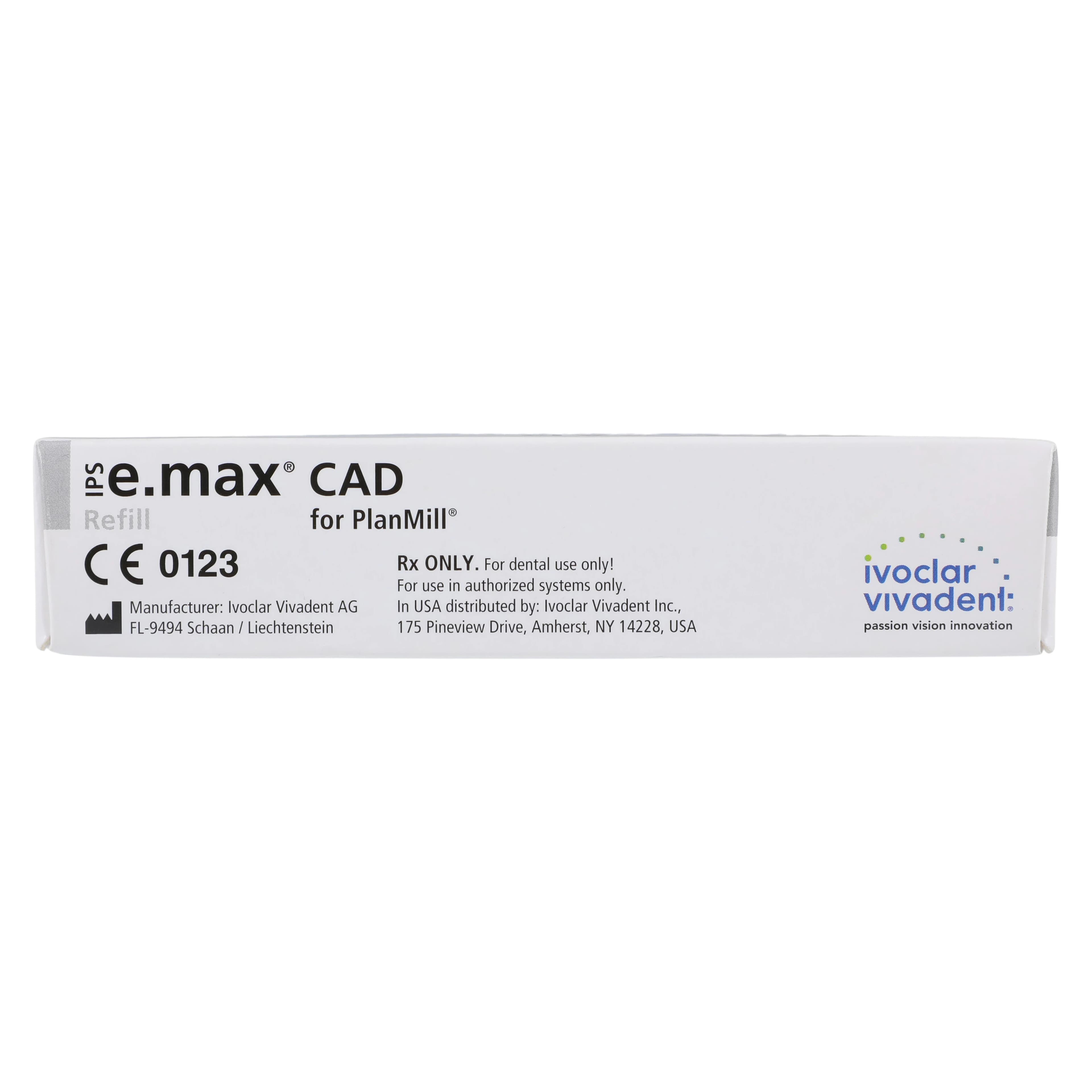 IPS e.max CAD PlanMill LT D4 C14 Milling Blocks, Low Translucency, Shade D4, 5/Box thumbnail 6