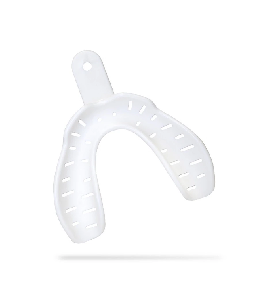 AccuDent XD Edentulous Impression Trays #9, Lower Medium, Disposable, 12/Box, 673712 - AccuDent XD Edentulous Tray #9 Lower Medium (12) - Image 1