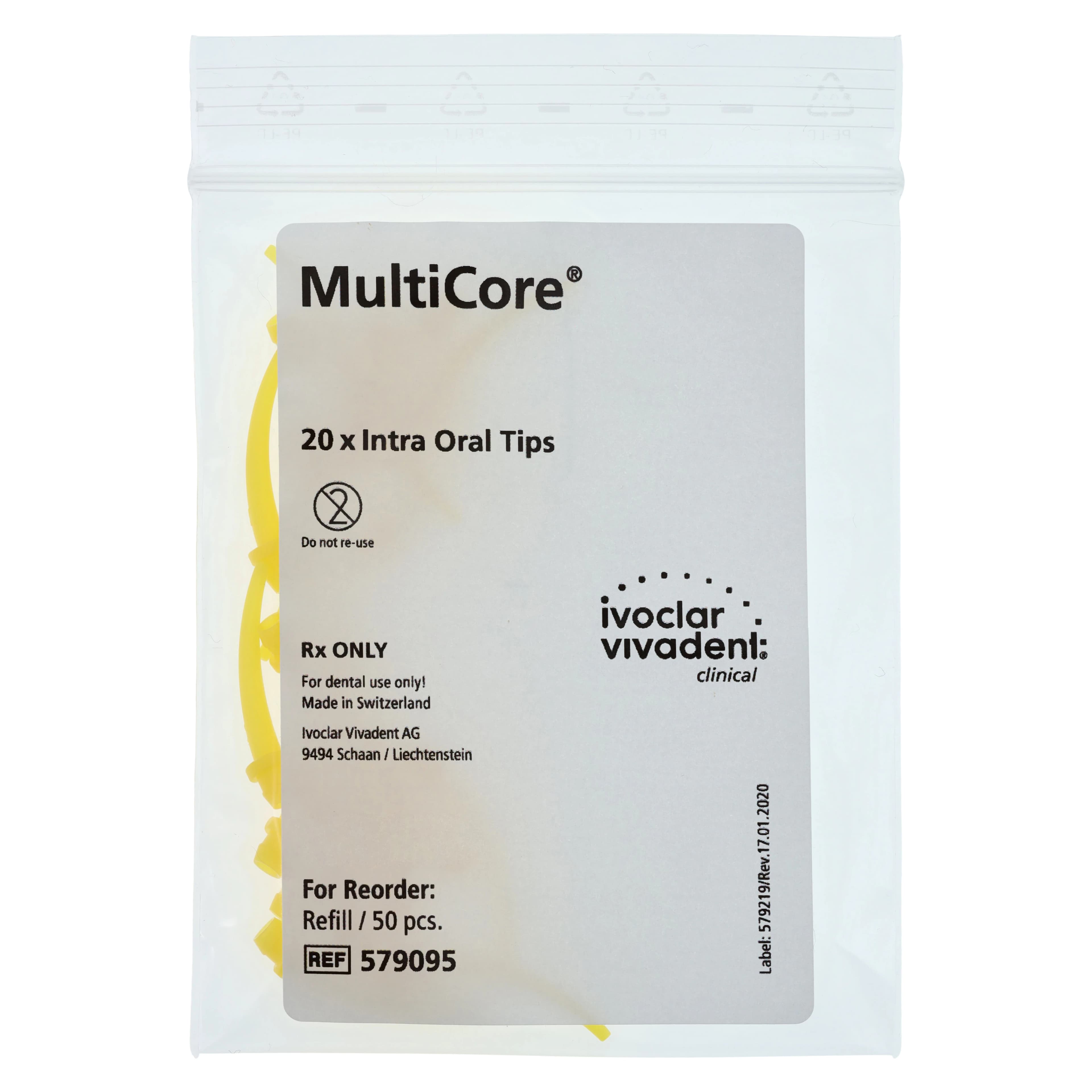 Ivoclar Vivadent MultiCore Flow Refill, 50g, Medium Shade, Cartridge, 578914AN thumbnail 6