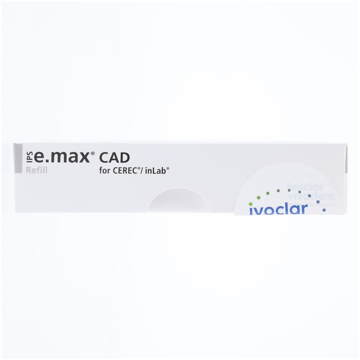 IPS e.max CAD LT (Low Translucency) Milling Blocks, Size I12, Shade A1, for CEREC/inLab, 5/Box thumbnail 2