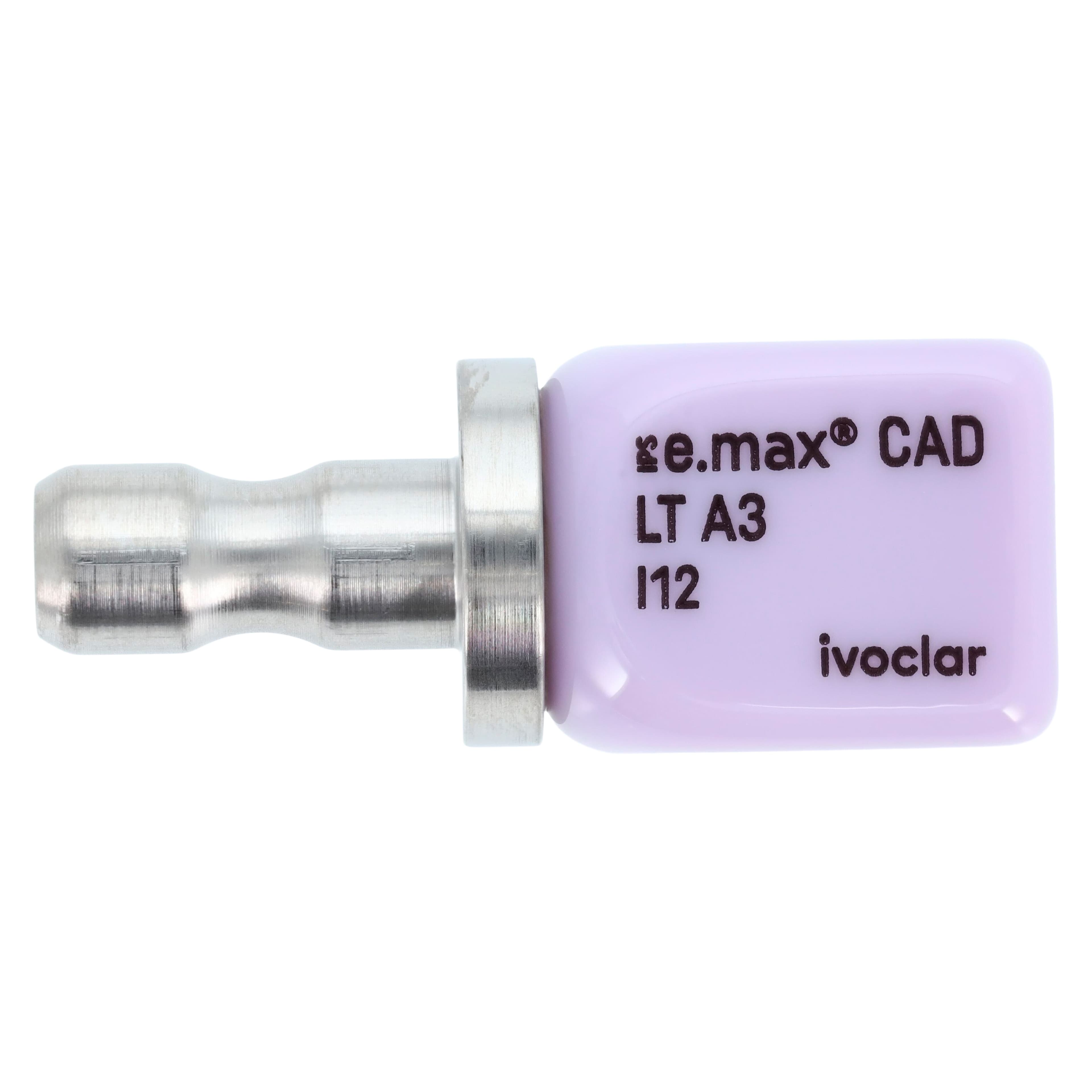 IPS e.max CAD LT (Low Translucency) Milling Blocks, Size I12, Shade A3, 5/Box thumbnail 7