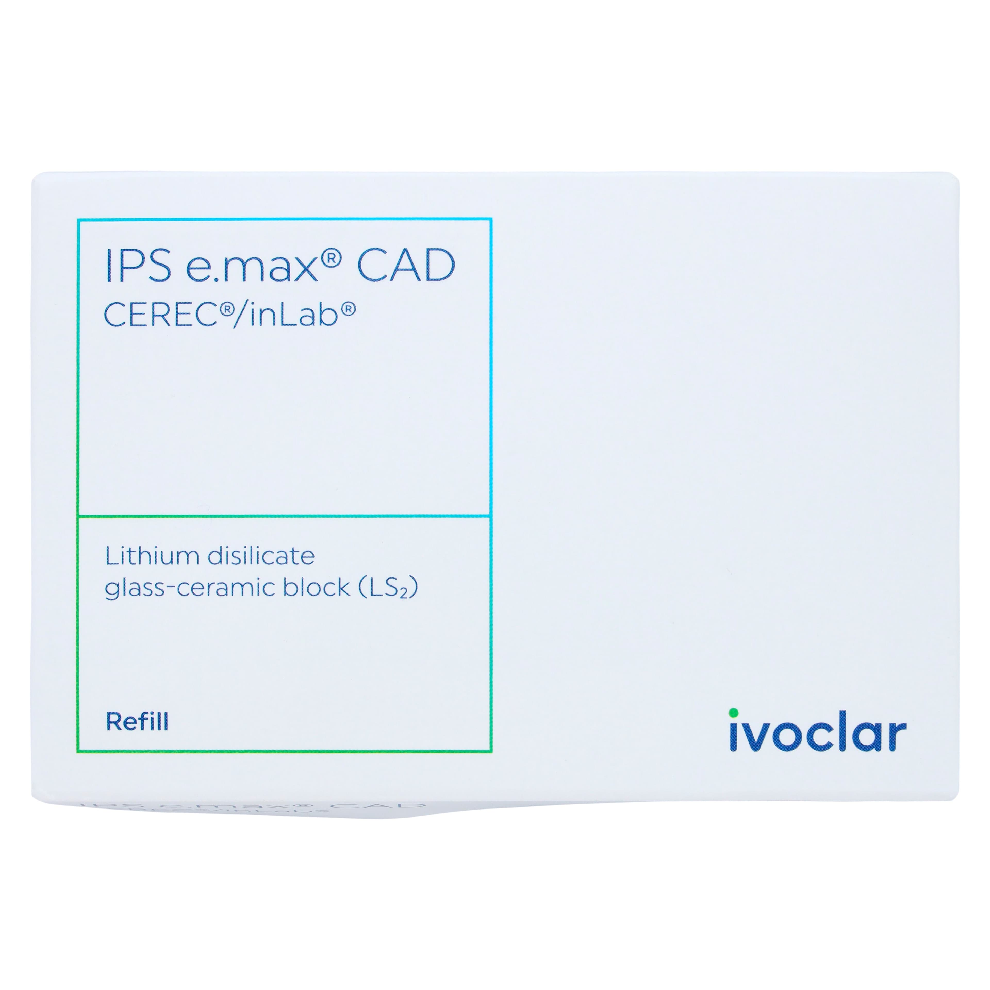 IPS e.max CAD CEREC/inLab LT Milling Block, Shade A3.5, Size I12, Low Translucency, 5/Box thumbnail 4