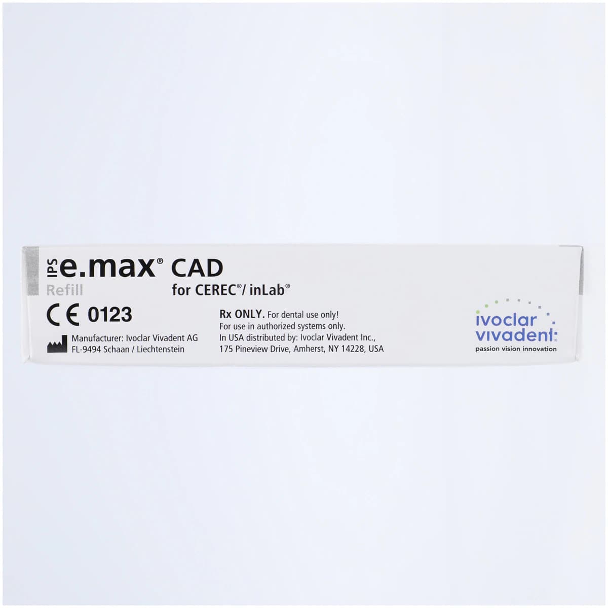 IPS e.max CAD HT CEREC/inLab Milling Block, Shade A1, Size I12, 5/Pkg thumbnail 5