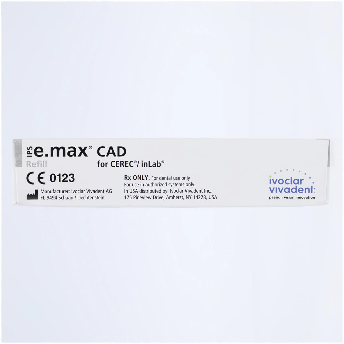 IPS e.max CAD CEREC/inLab HT Block, Shade A3.5, Size I12, High Translucency, 5/Pkg thumbnail 5