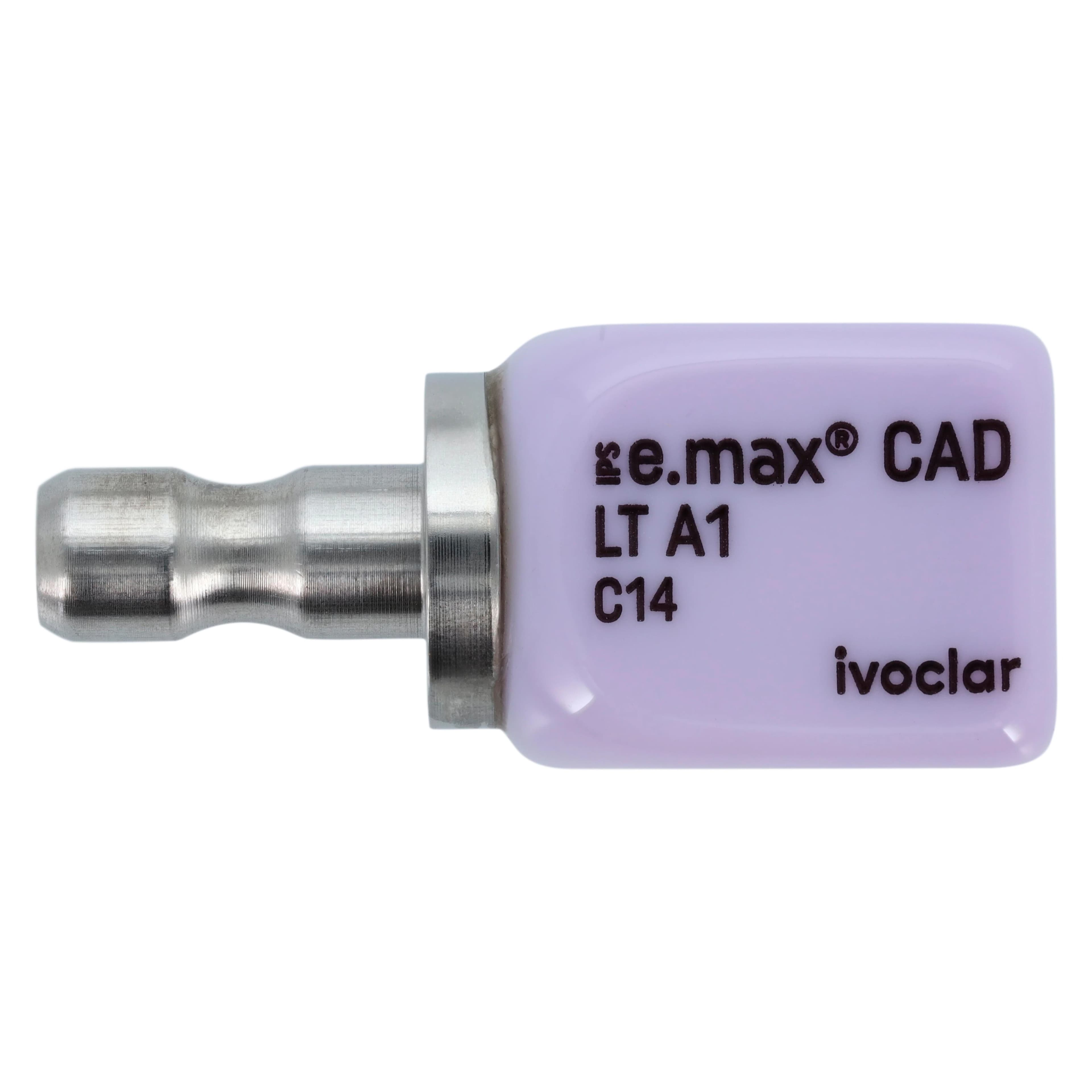 IPS e.max CAD LT (Low Translucency) Milling Blocks, Size C14, Shade A1, for CEREC/inLab, 5/Box thumbnail 10