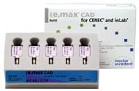 IPS e.max CAD LT (Low Translucency) Milling Blocks, Size C14, Shade A1, for CEREC/inLab, 5/Box - IPS e.max® CAD CEREC/inLab LT A1 C14 Box of 5 - Image 1