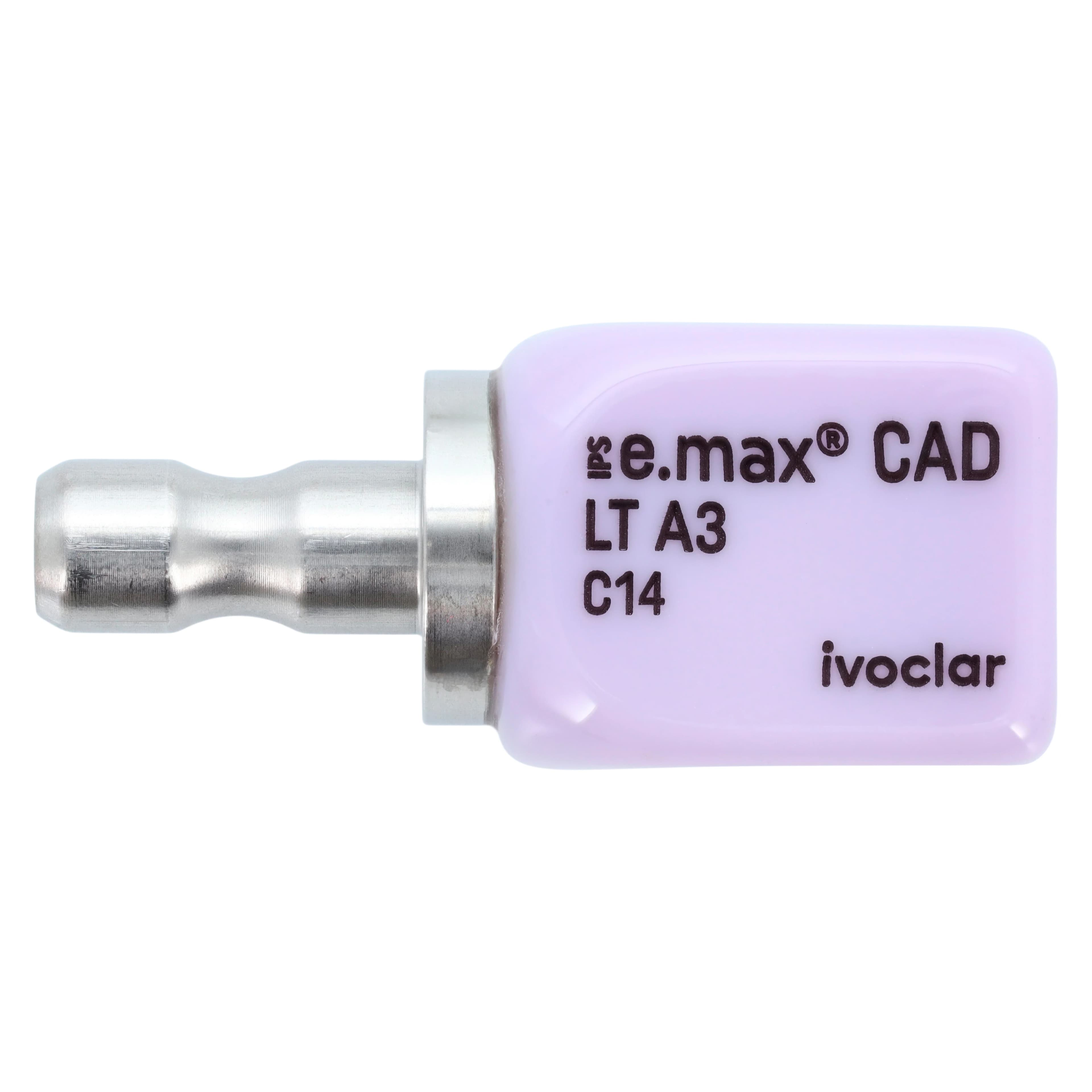 IPS e.max CAD LT (Low Translucency) Milling Blocks, Size C14, Shade A3, 5/Pkg thumbnail 10