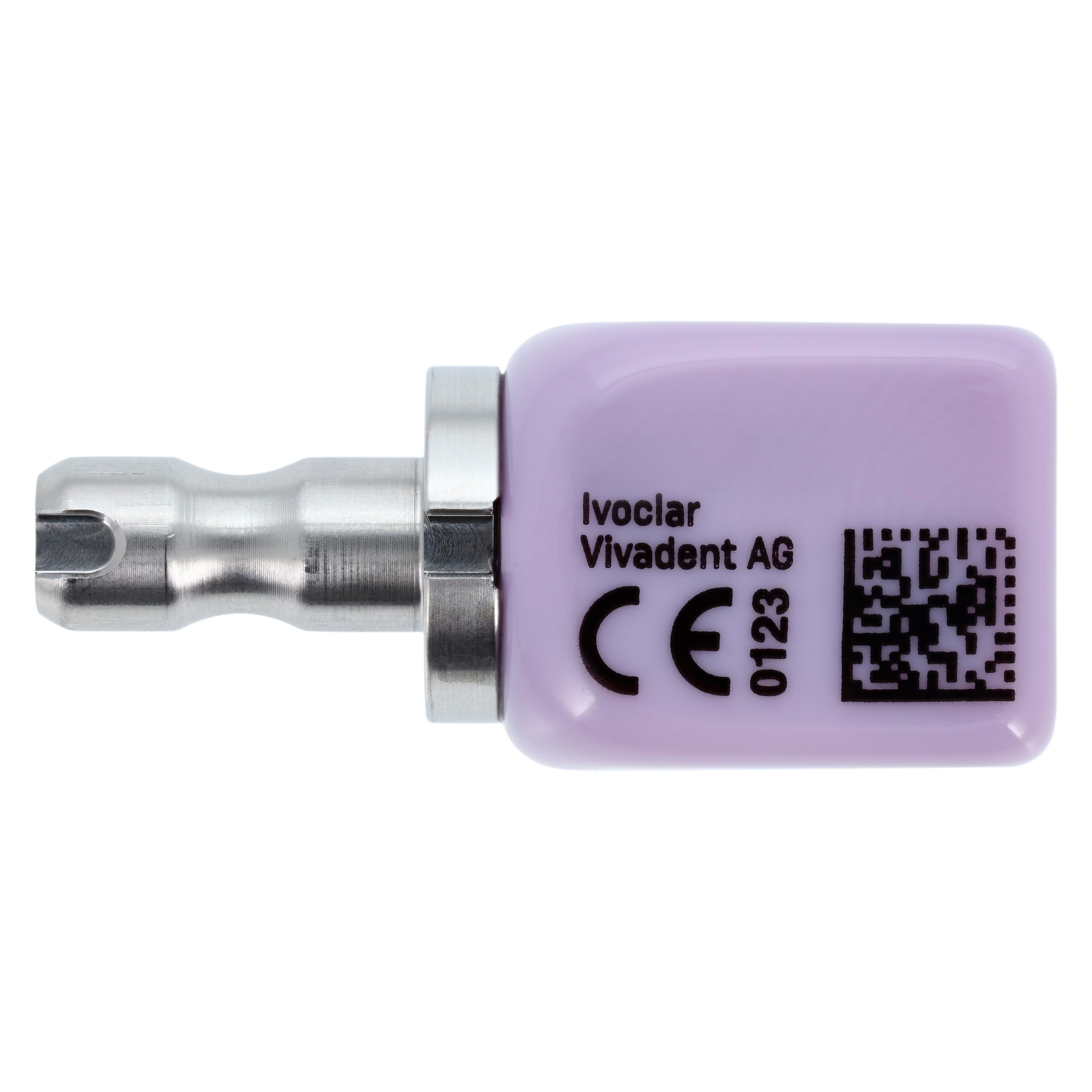 IPS e.max CAD LT (Low Translucency) Milling Blocks, Shade A4, Size C14, for CEREC/inLab, 5/Pkg thumbnail 3