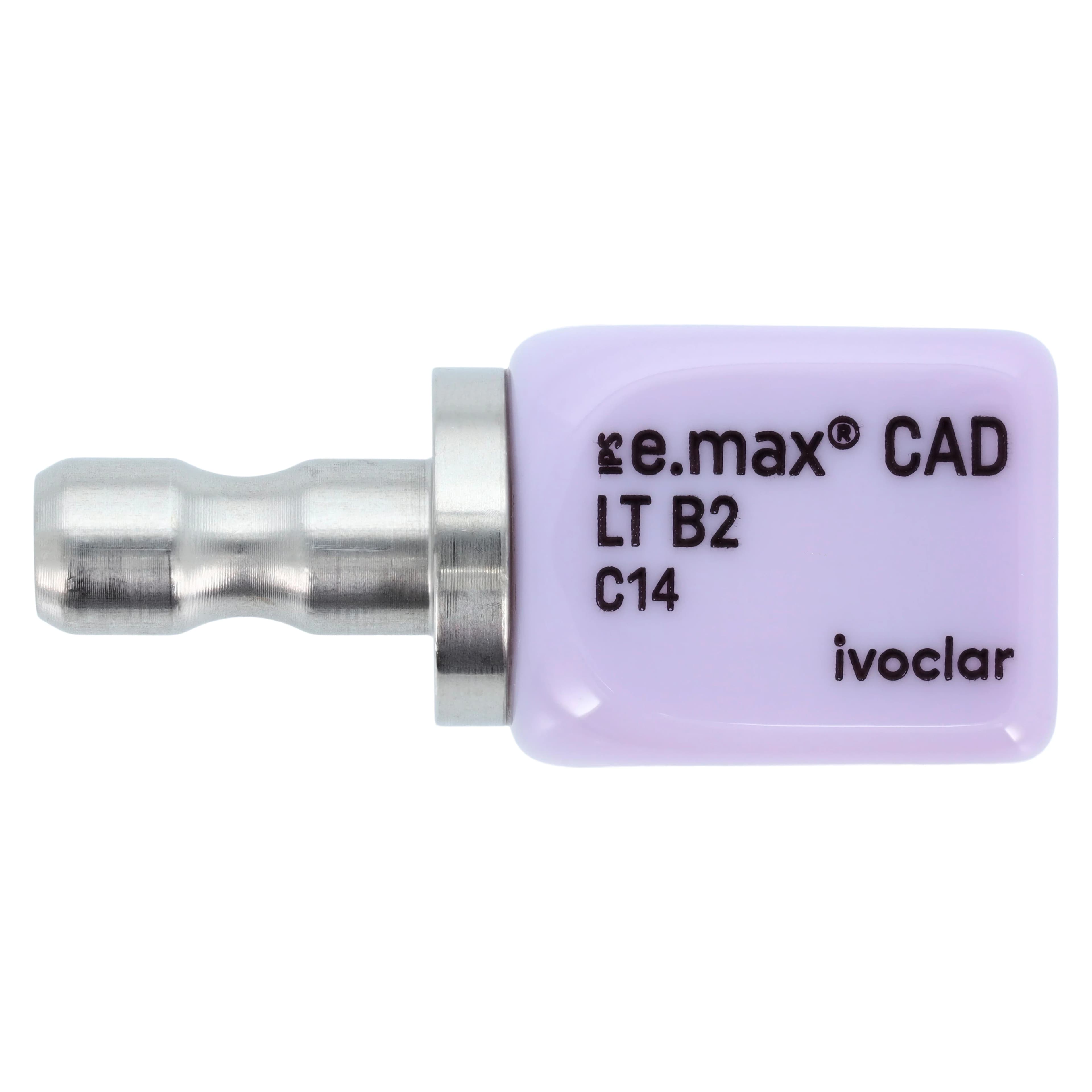 IPS e.max CAD CEREC/inLab LT Milling Blocks, Shade B2, Size C14, Low Translucency, 5/Box thumbnail 7