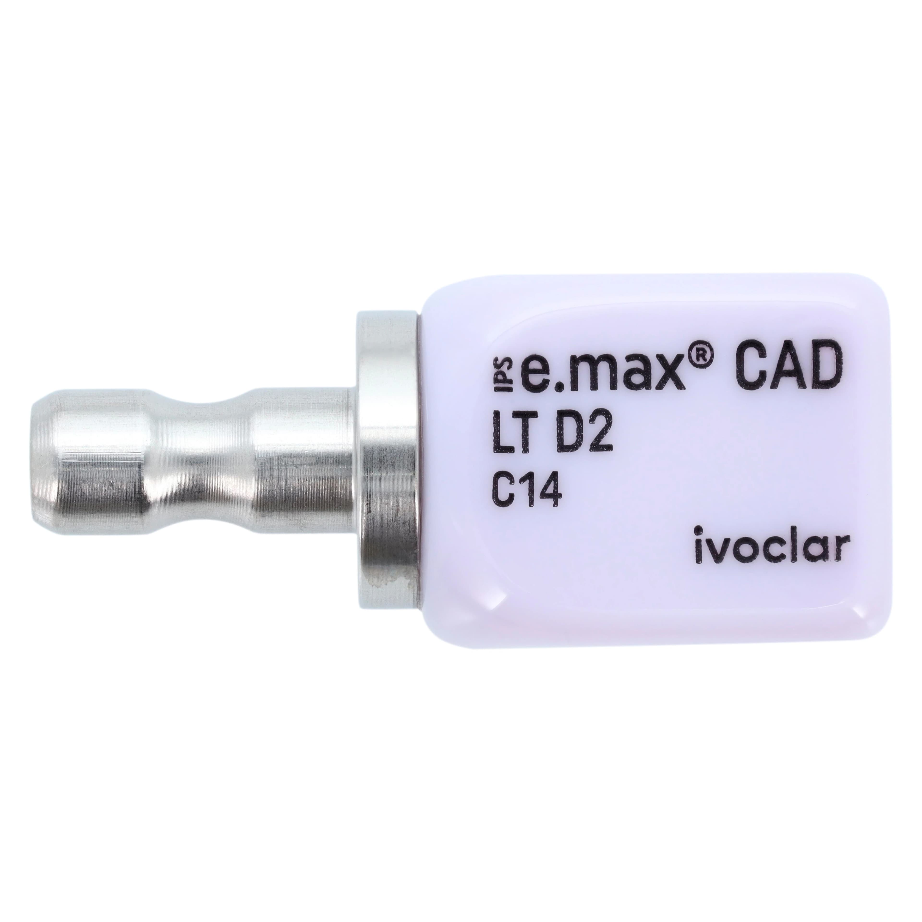 IPS e.max CAD LT (Low Translucency) Milling Blocks, Size C14, Shade D2, for CEREC/inLab, 5/Box thumbnail 8