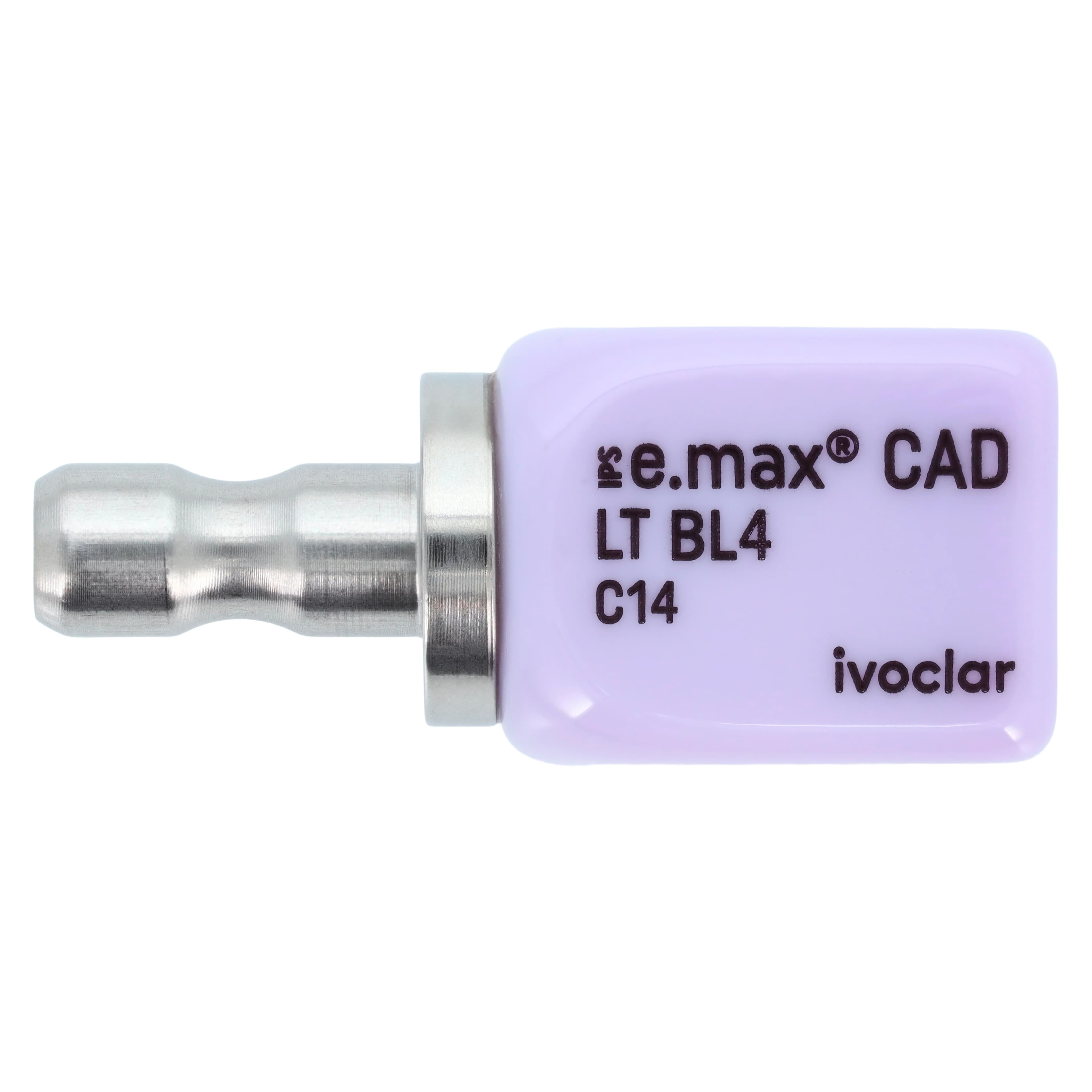 IPS e.max CAD CEREC/inLab LT (Low Translucency) Milling Block, Shade BL4, Size C14, 5/Box thumbnail 7