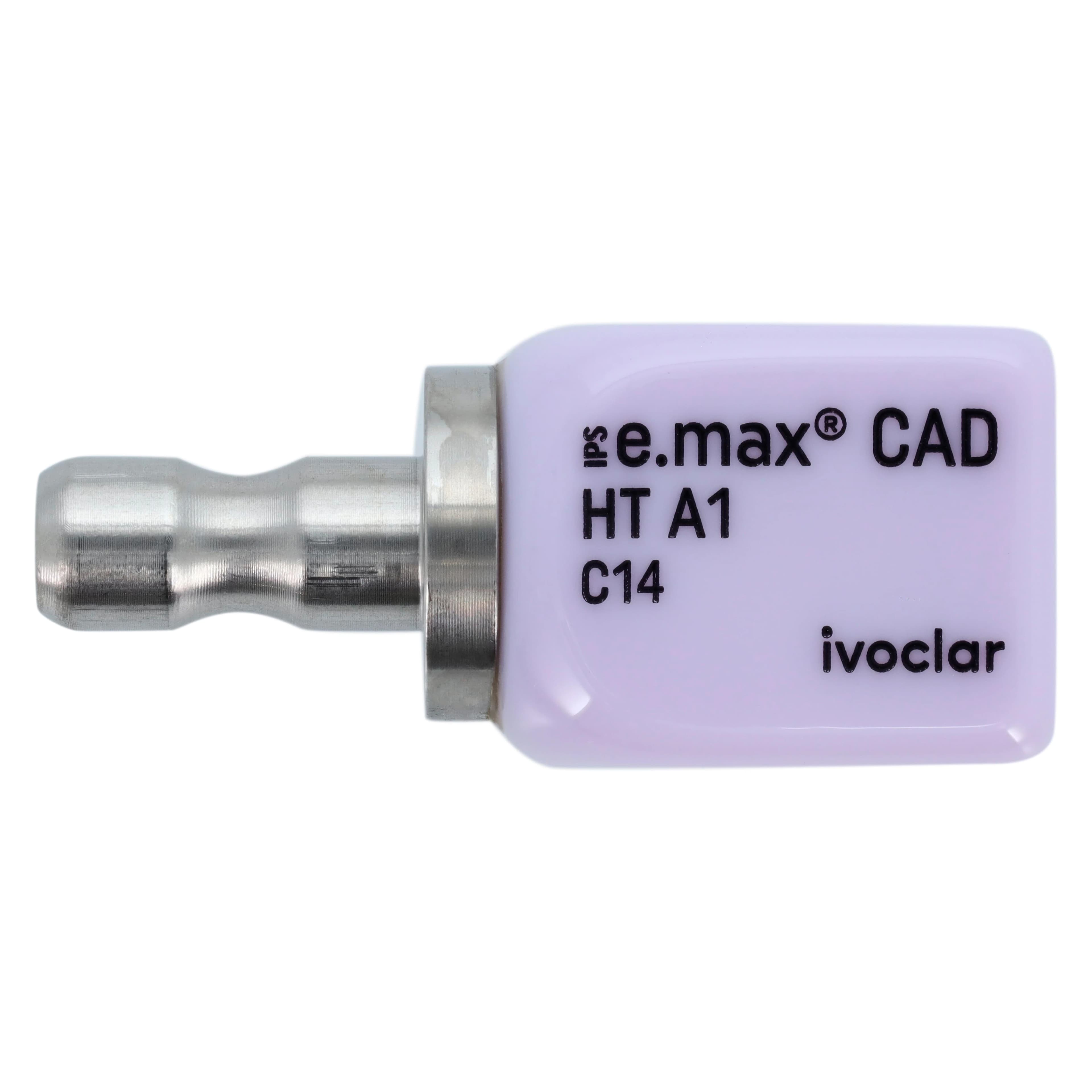 IPS e.max CAD HT (High Translucency) Lithium Disilicate Milling Blocks, Size C14, Shade A1, 5/Box thumbnail 9