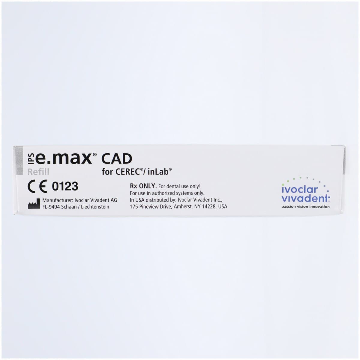 IPS e.max CAD HT (High Translucency) Lithium Disilicate Milling Block, Shade C3, Size C14, 5/Box thumbnail 5