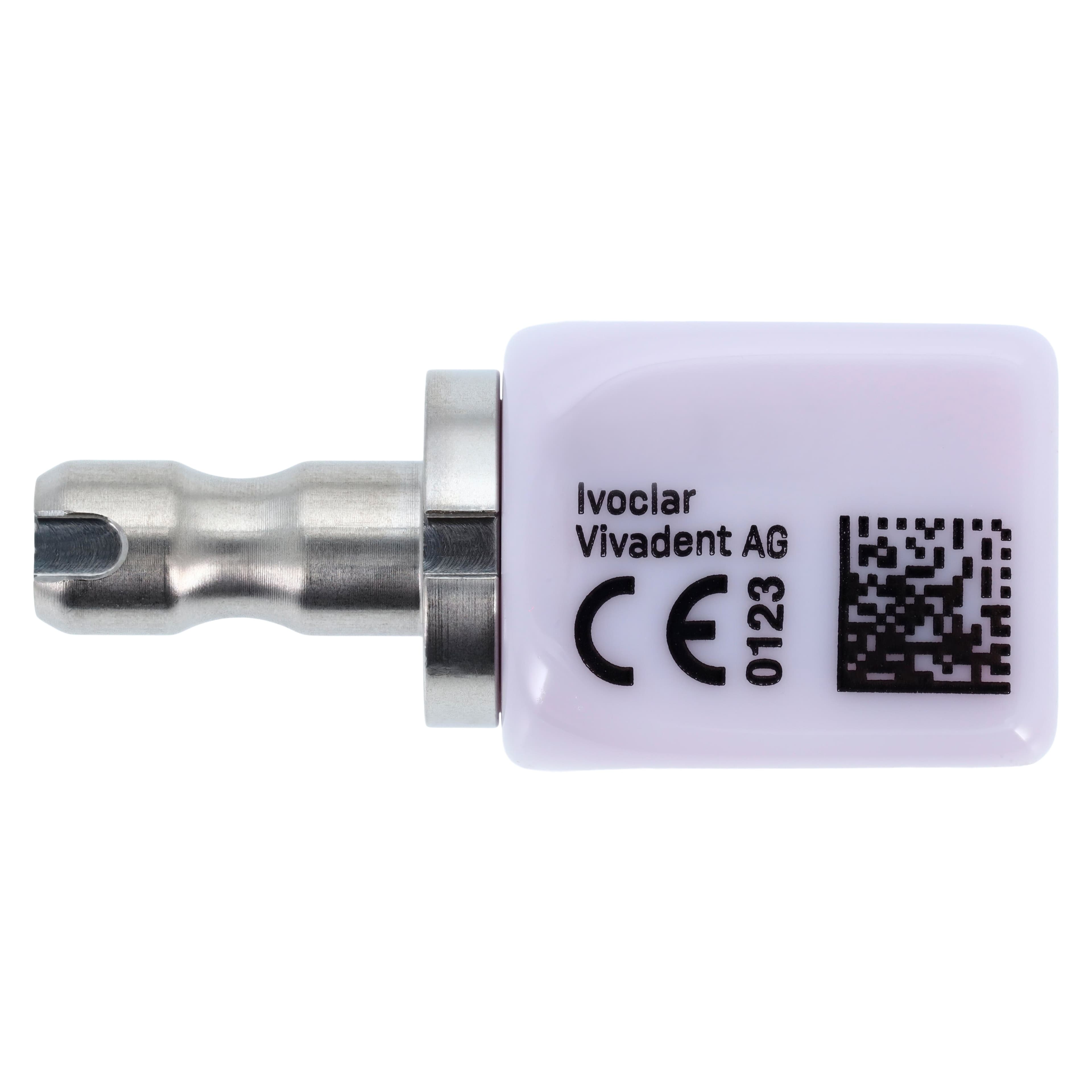 IPS e.max CAD HT (High Translucency) Lithium Disilicate Milling Block, Shade D2, Size C14, for CEREC/inLab, 5/Pkg thumbnail 3