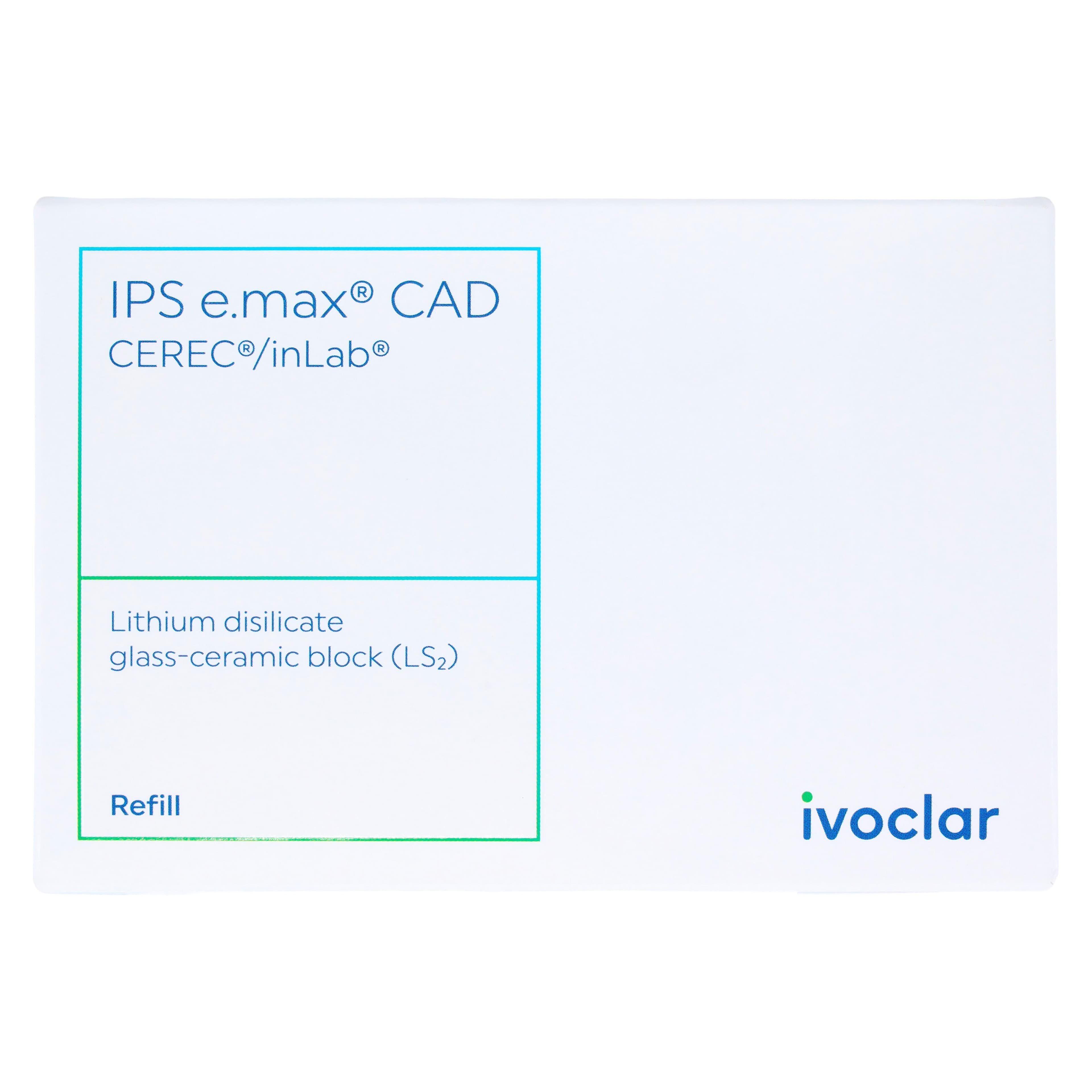 IPS e.max CAD HT (High Translucency) Lithium Disilicate Milling Block, Shade D2, Size C14, for CEREC/inLab, 5/Pkg thumbnail 4