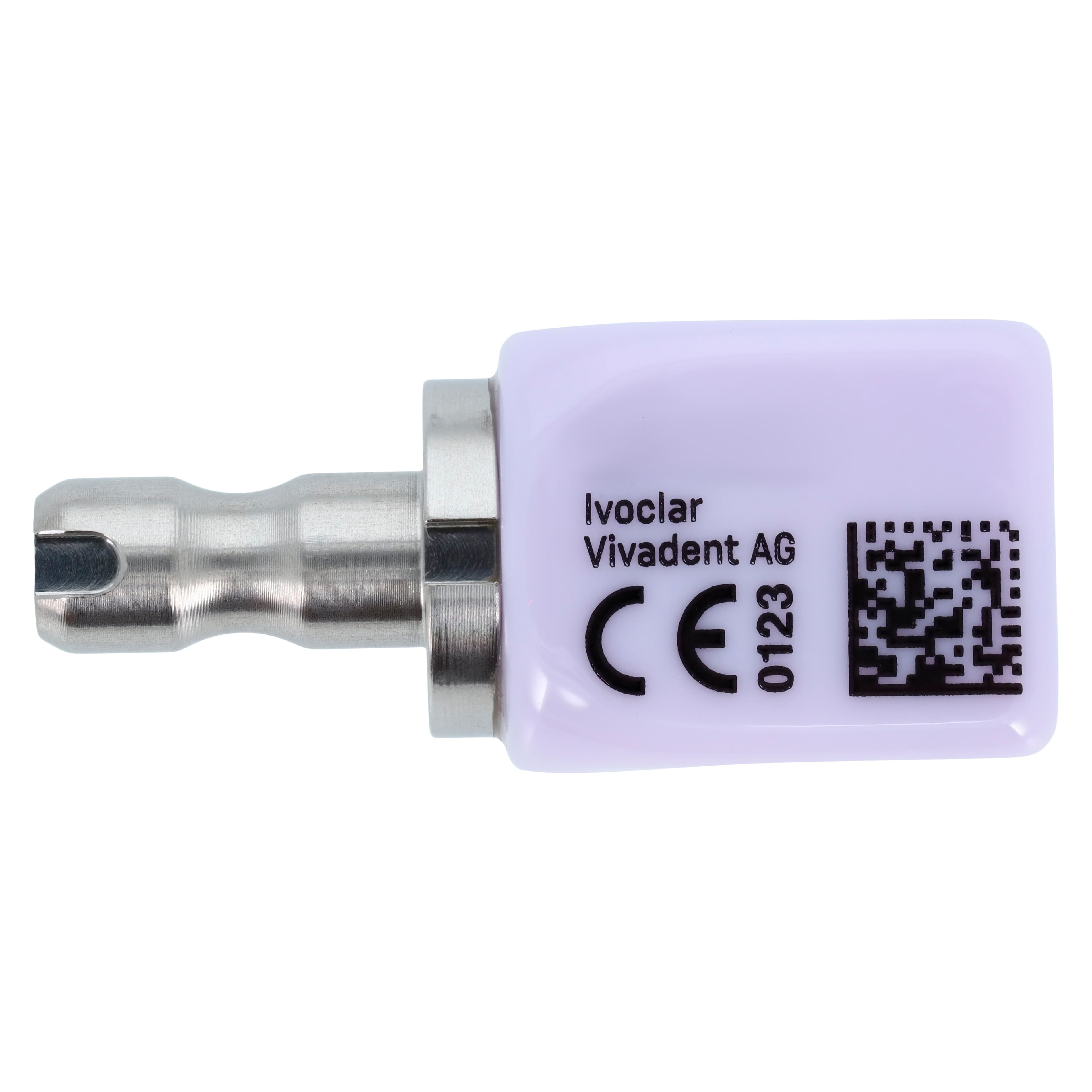 IPS e.max CAD HT Milling Block, High Translucency, Shade BL2, Size C14, for CEREC/inLab, 5/Box thumbnail 2