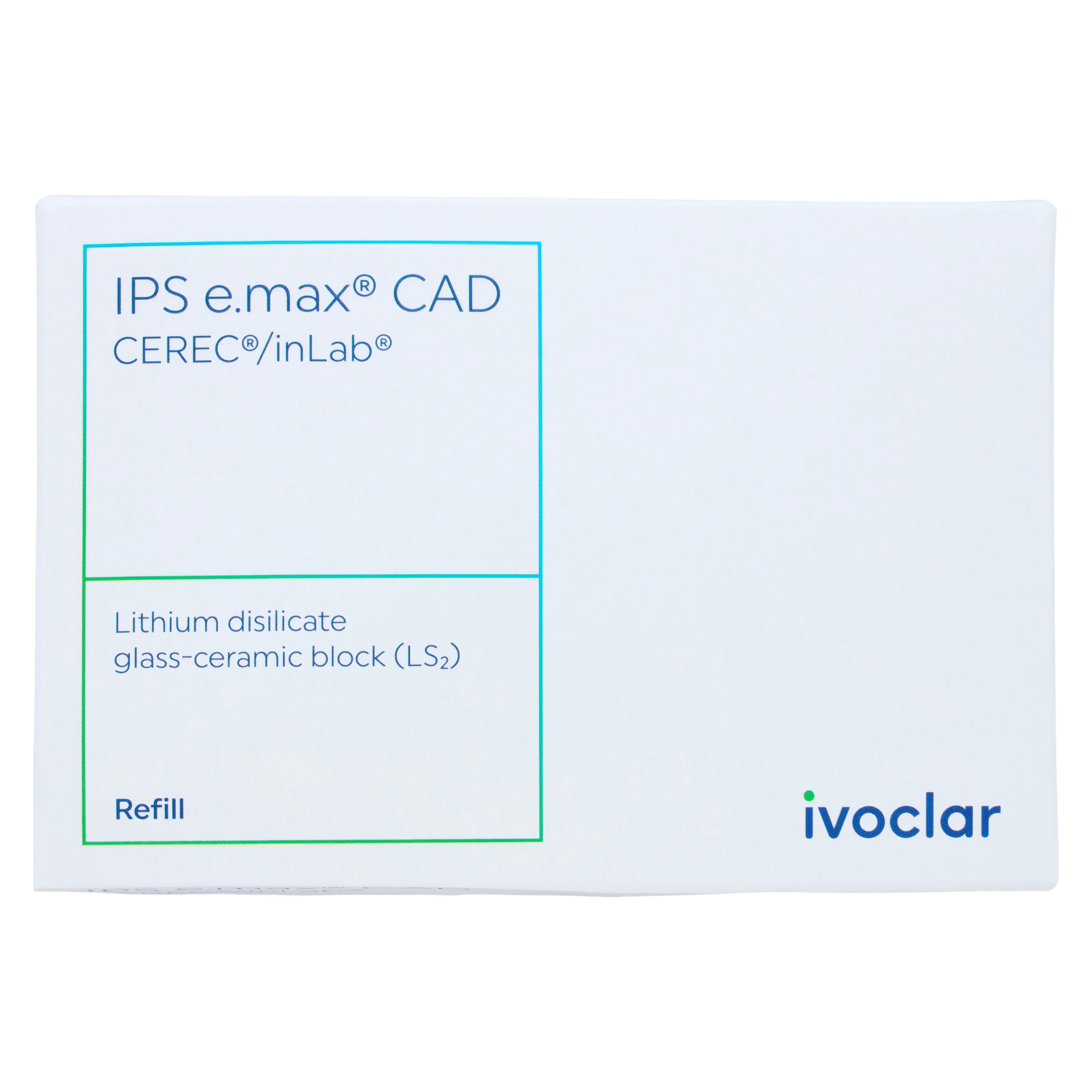 IPS e.max CAD HT (High Translucency) Lithium Disilicate Milling Block, Shade BL3, Size C14, for CEREC/inLab, 5/Box thumbnail 4
