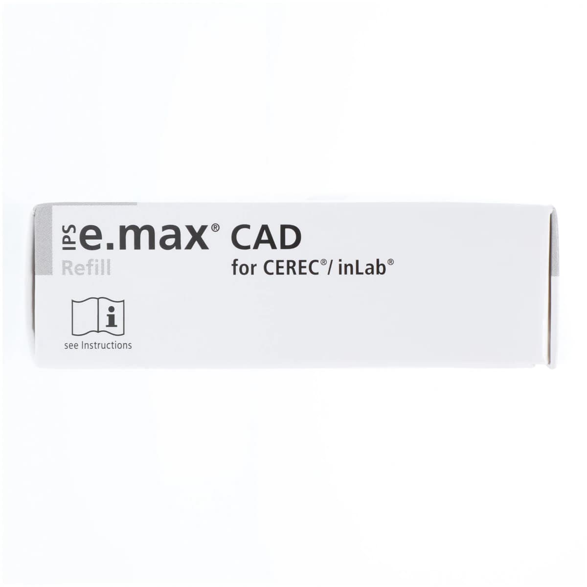 IPS e.max CAD CEREC/inLab MT A1 C14 Lithium Disilicate Milling Blocks, Medium Translucency, Shade A1, 5/Box thumbnail 3
