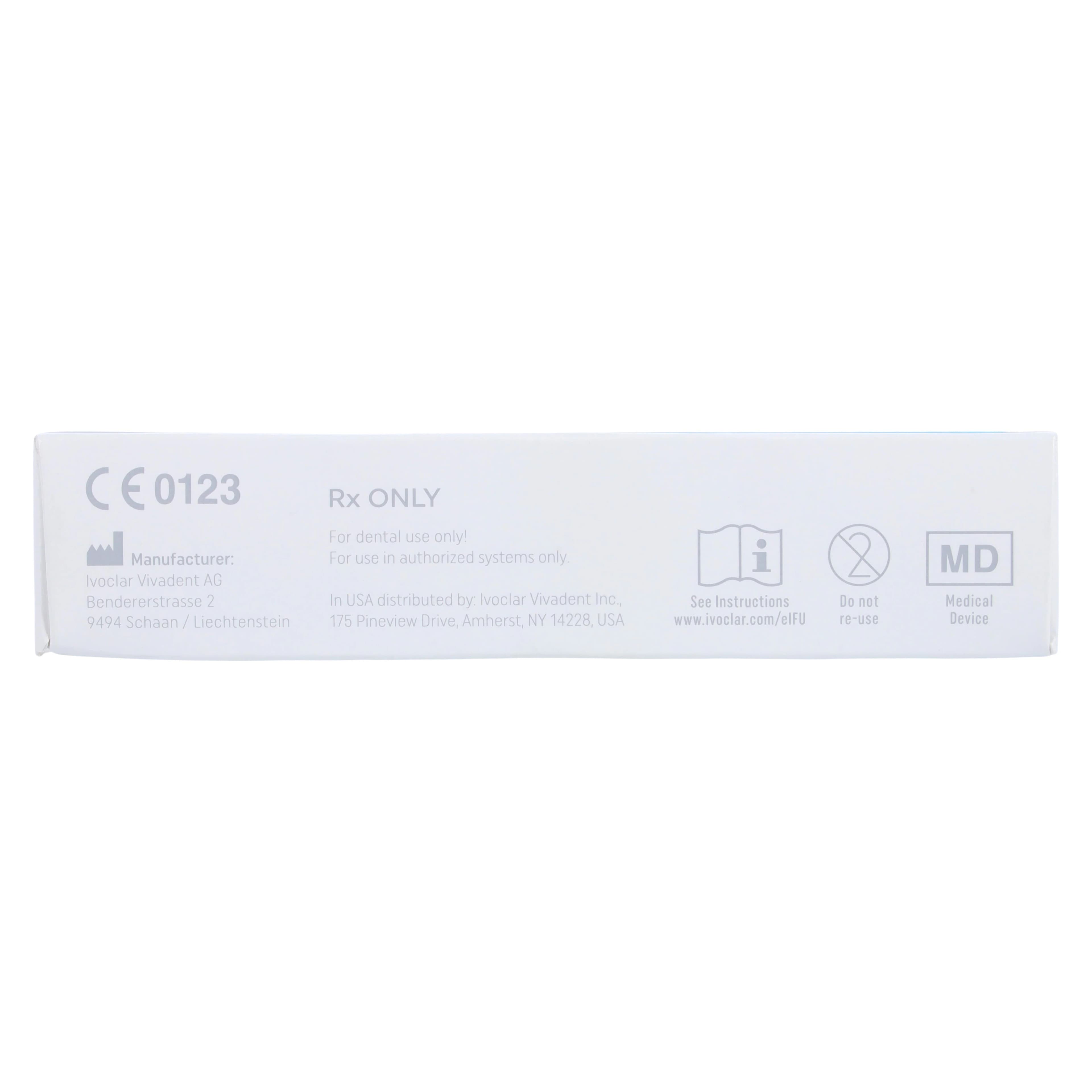 IPS e.max CAD CEREC/inLab MT A1 C14 Lithium Disilicate Milling Blocks, Medium Translucency, Shade A1, 5/Box thumbnail 10