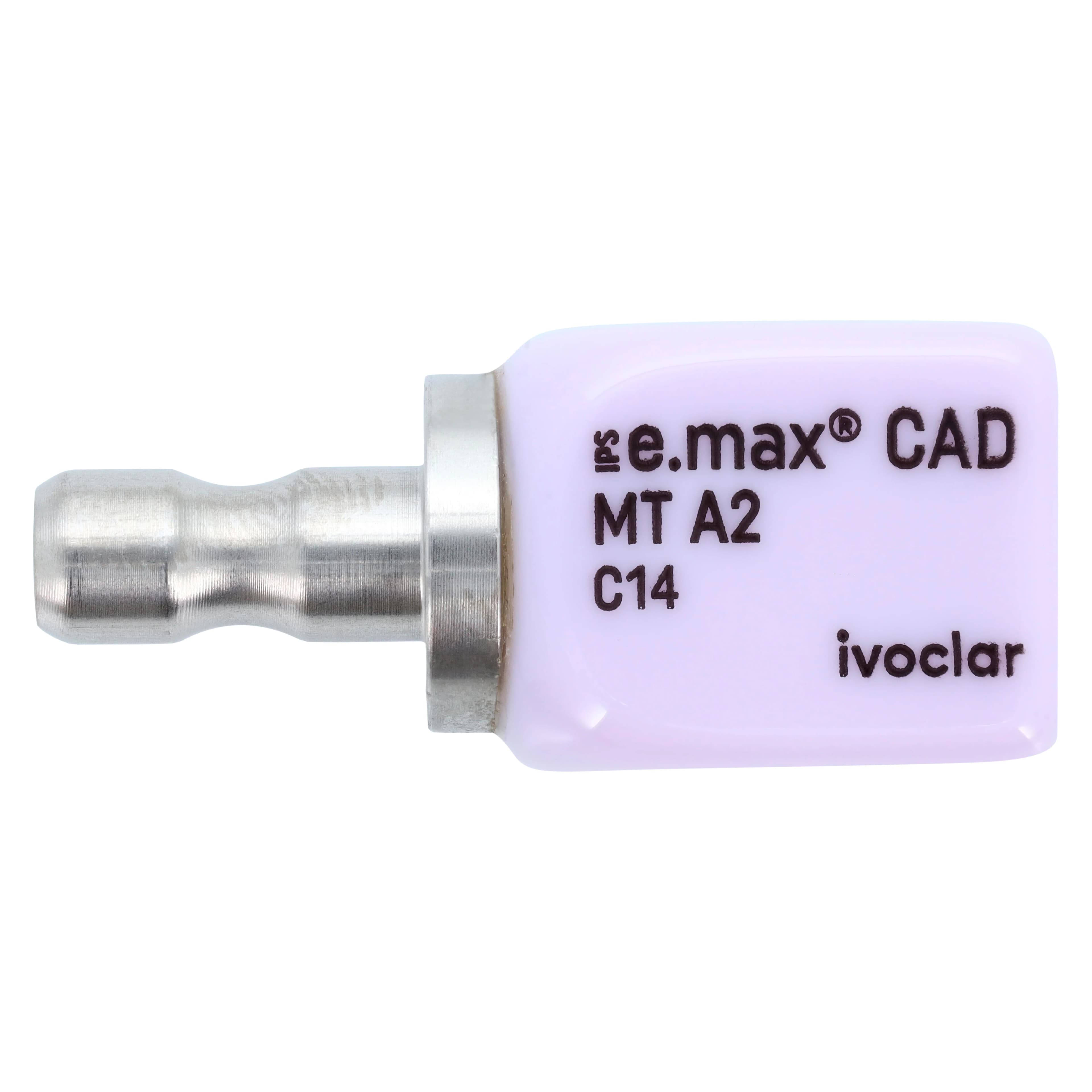 IPS e.max CAD CEREC/inLab MT (Medium Translucency) Lithium Disilicate Milling Blocks, C14, Shade A2, 5/Box thumbnail 10