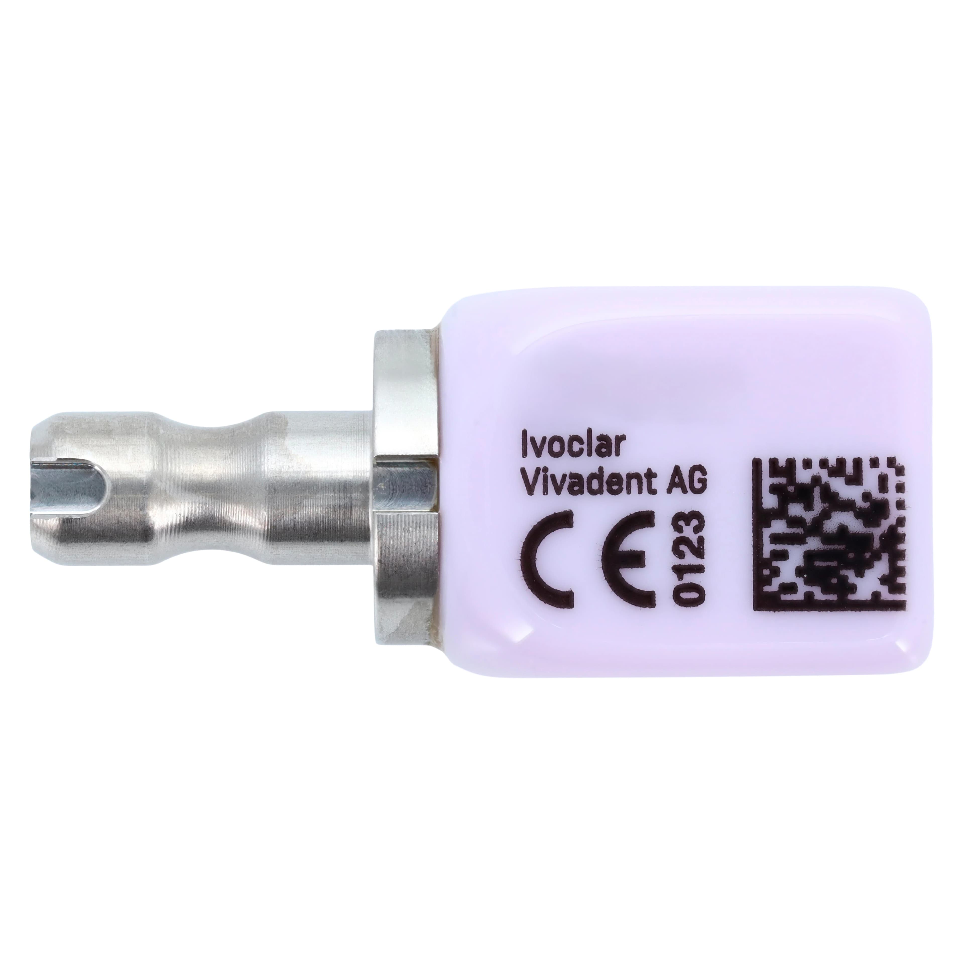 IPS e.max CAD CEREC/inLab MT (Medium Translucency) Lithium Disilicate Milling Blocks, C14, Shade A2, 5/Box thumbnail 4
