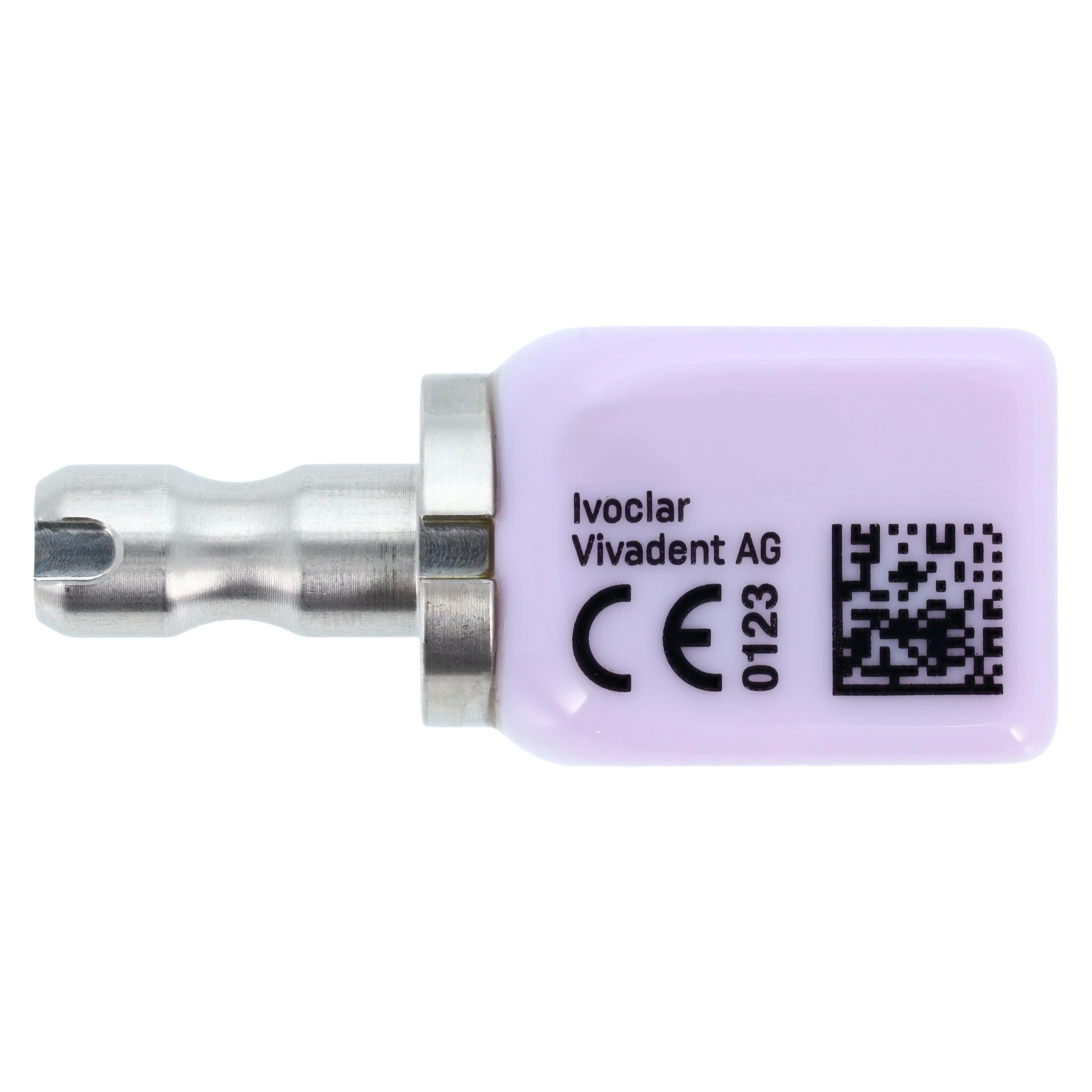 IPS e.max CAD MT (Medium Translucency) Lithium Disilicate Milling Blocks, C14, Shade A3, 5/Box thumbnail 4
