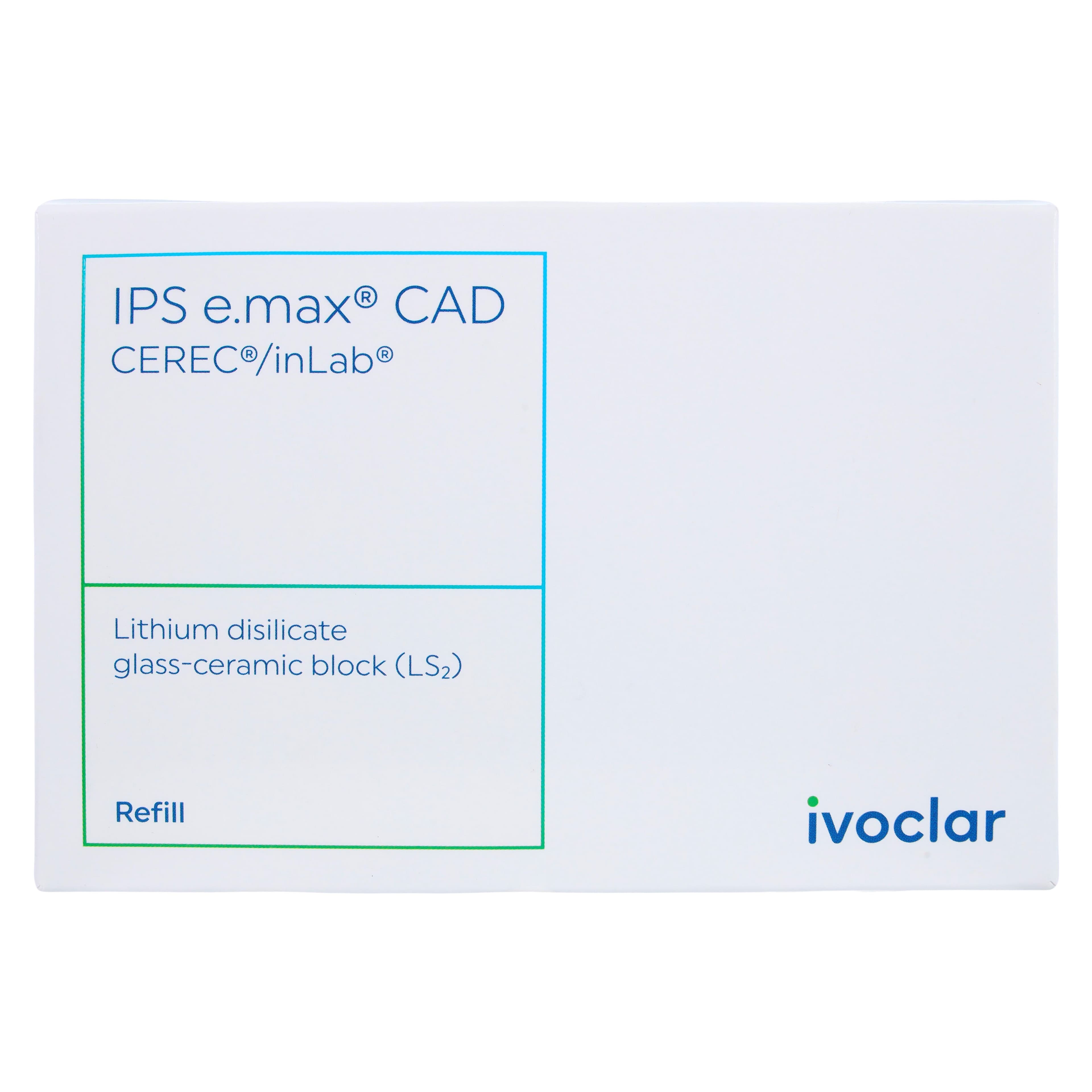 IPS e.max CAD MT (Medium Translucency) Lithium Disilicate Milling Blocks, Shade BL3, Size C14, 5/Box thumbnail 7