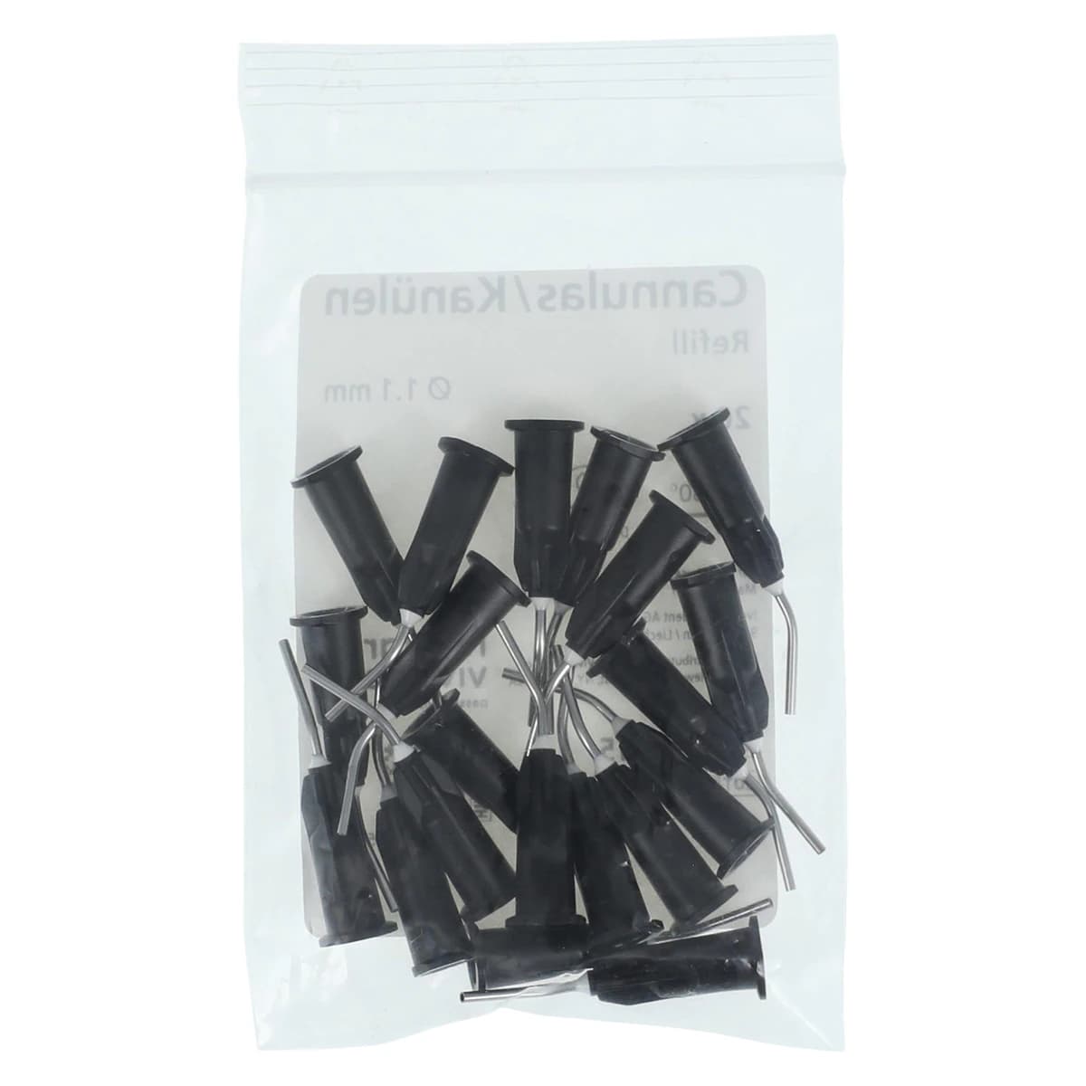 Tetric EvoFlow Cannulas, Black, 1.1mm, Luer-Lock Tips, 20/Pkg, 597315 thumbnail 4