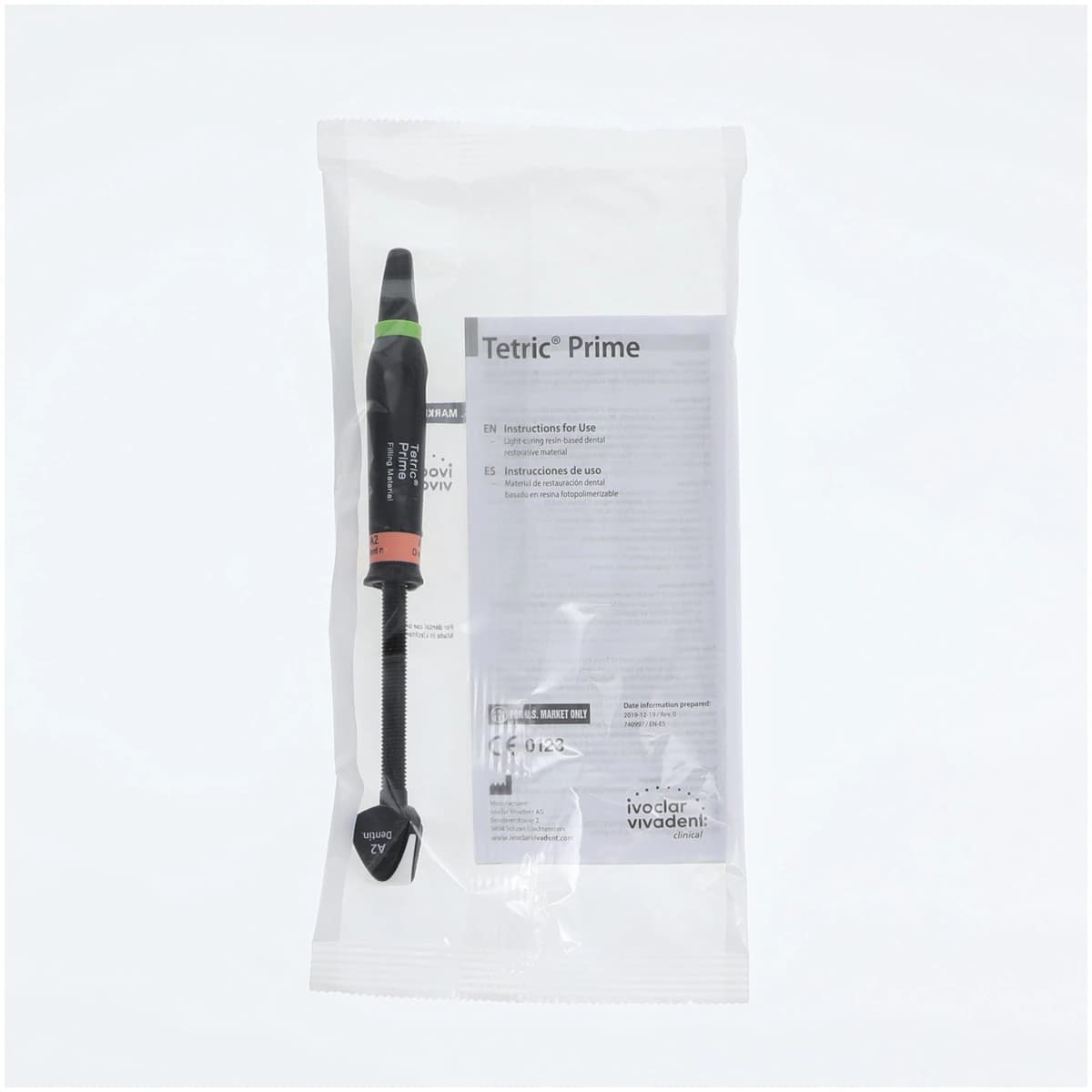 Tetric Prime Universal Composite Syringe Refill, Shade A2 Dentin, 3 g, 1/Pk, 706618WW thumbnail 2