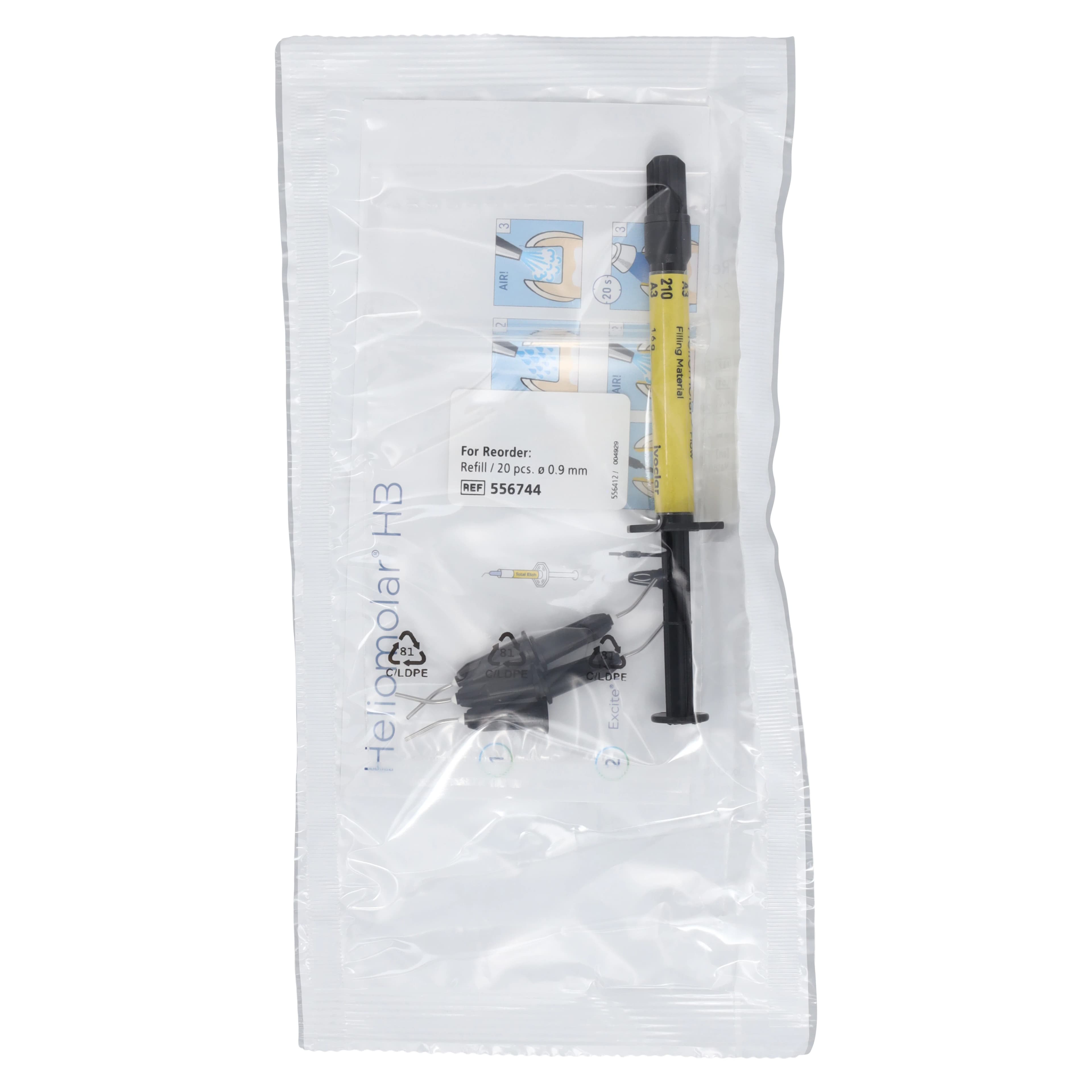 Heliomolar Flow Flowable Microfilled Composite, Shade A3/210, 1.6 g Syringe Refill, 557032AN thumbnail 8