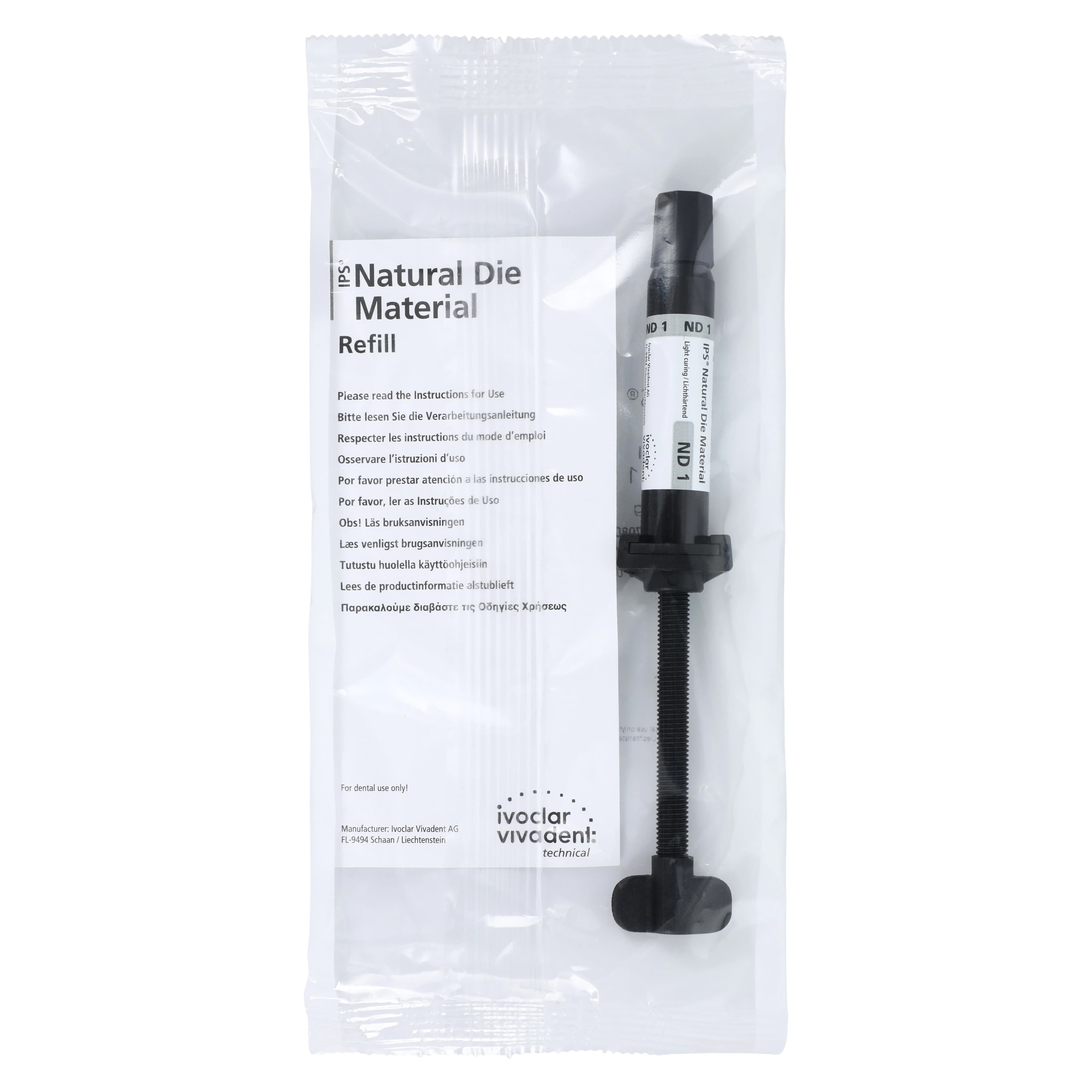 IPS Natural Die Material ND1 Refill, 8 g Syringe, Shade ND1 thumbnail 2