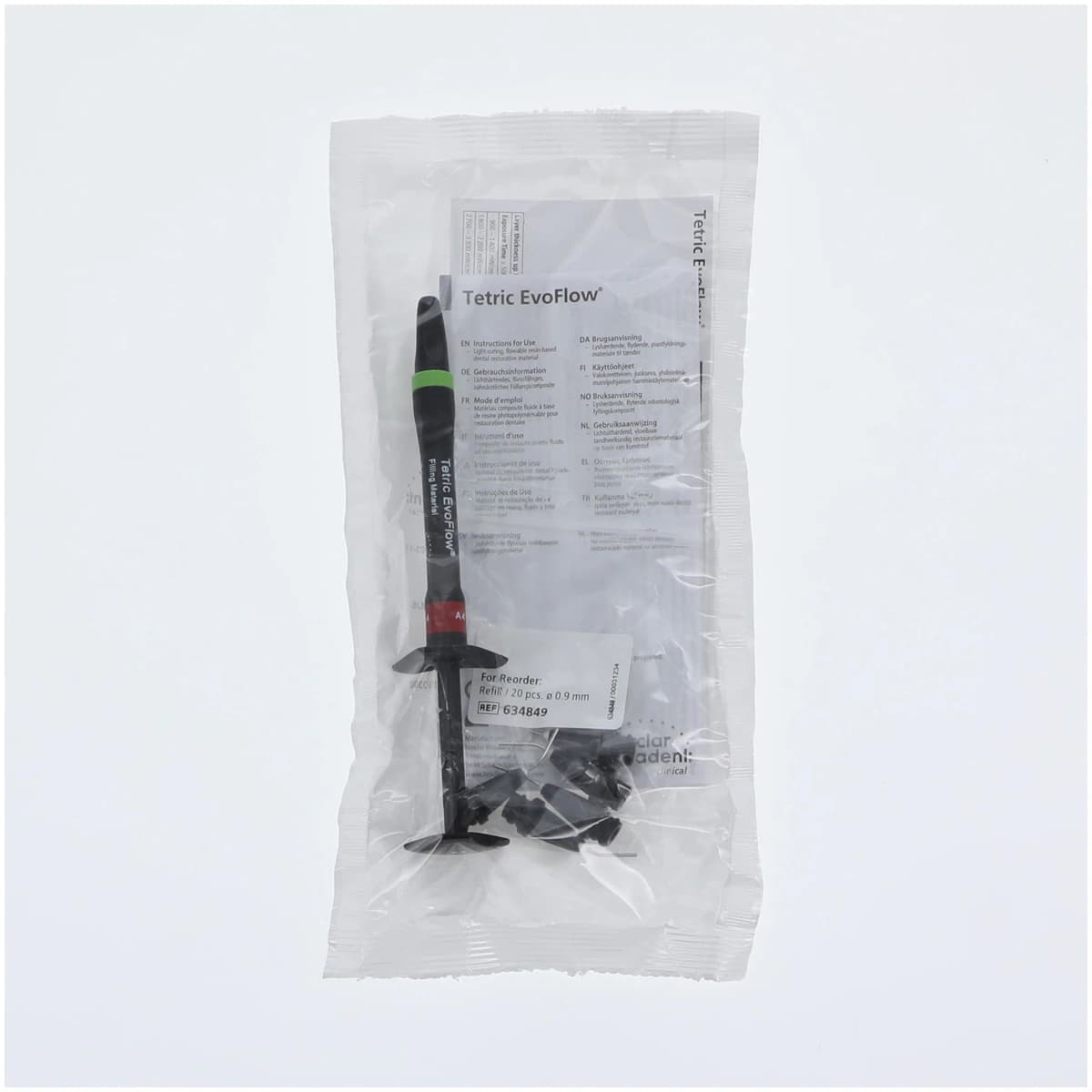 Tetric EvoFlow® Flowable Composite Refill, Enamel Shade A4, 2g Syringe, 595978WW thumbnail 2