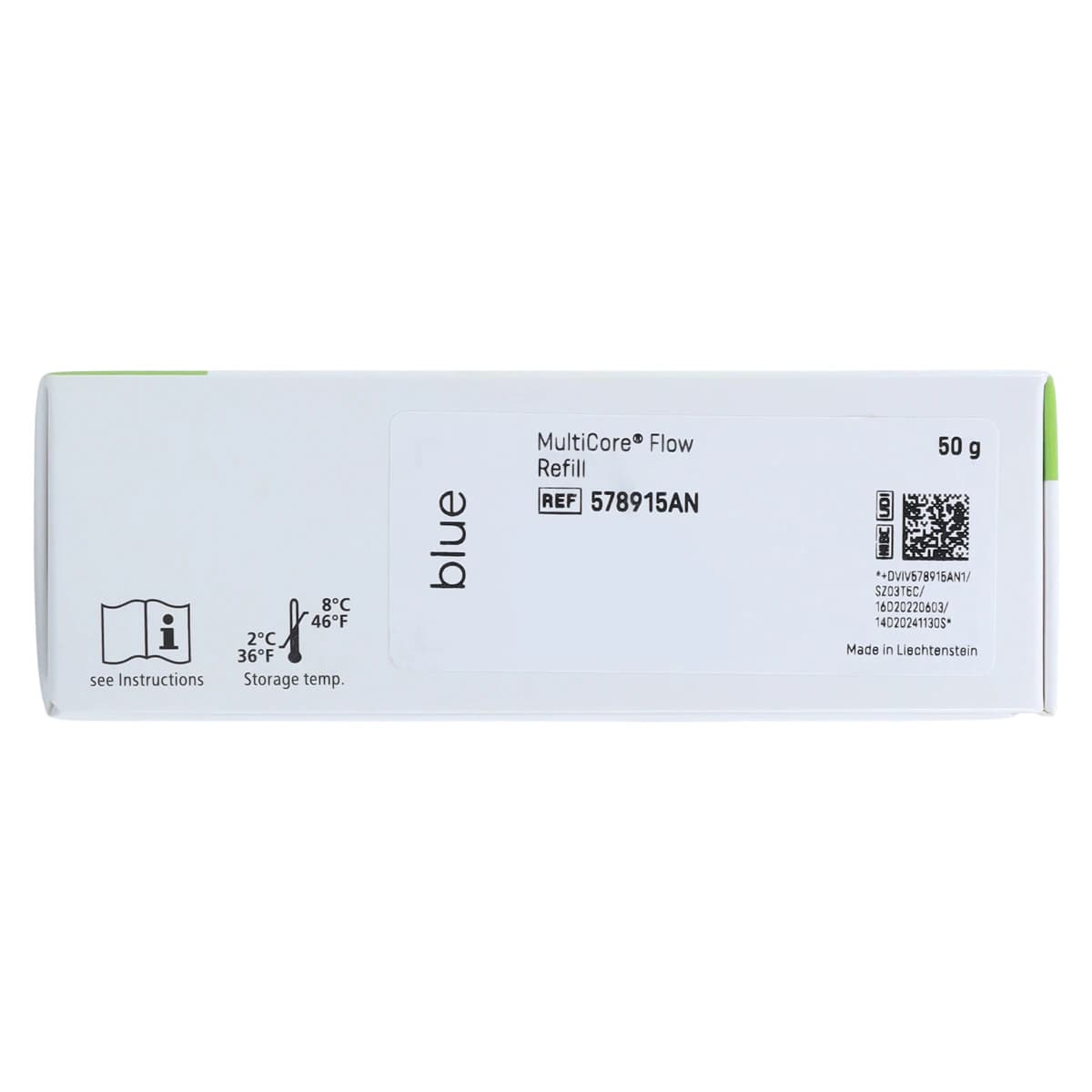 Ivoclar Vivadent MultiCore Flow Cartridge Refill, 50g, Blue, Dual Cure, 578915AN thumbnail 7
